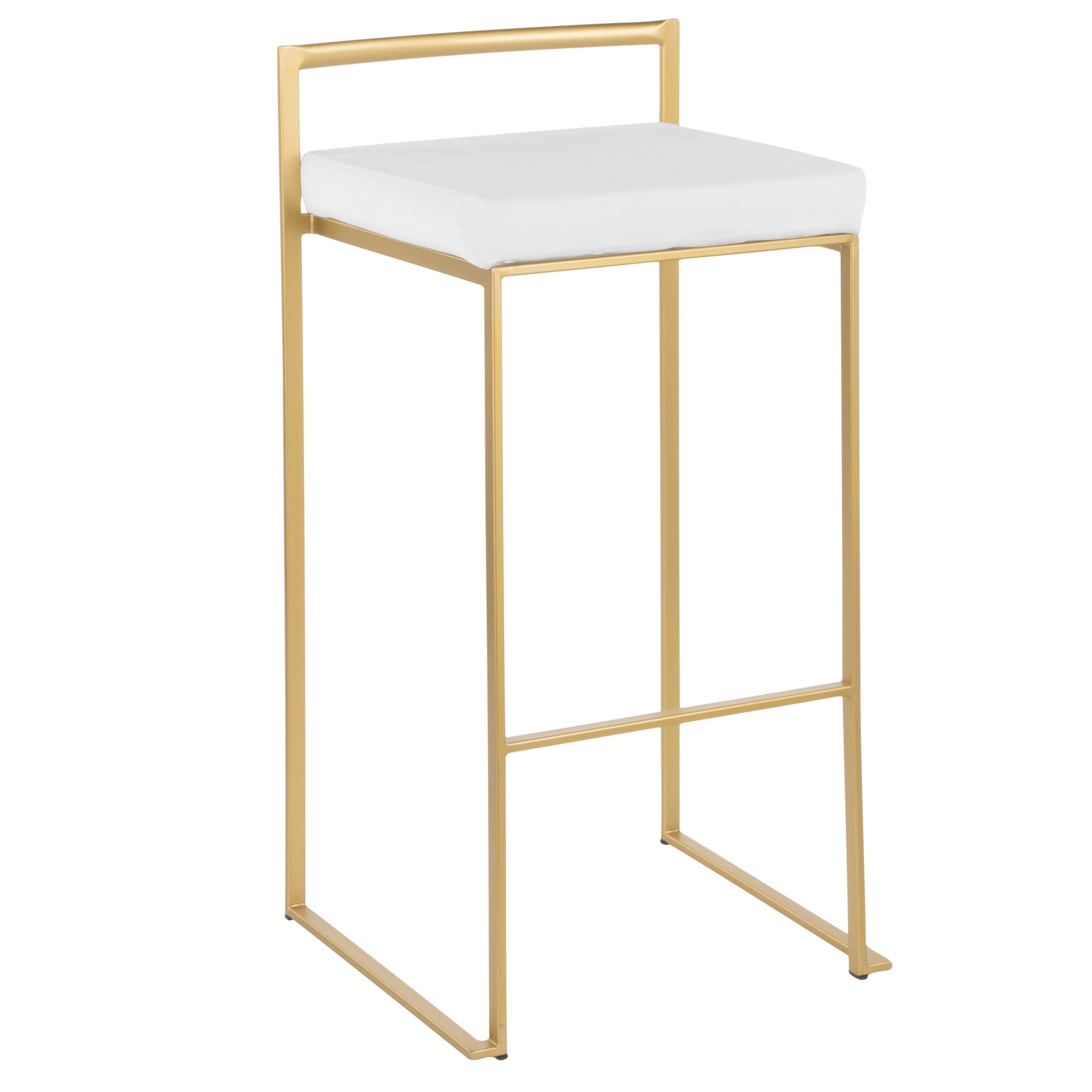 Fuji-Gold-White-Velvet-Glam-Contemporary-Barstool-30-Inch-Set-of-2-3