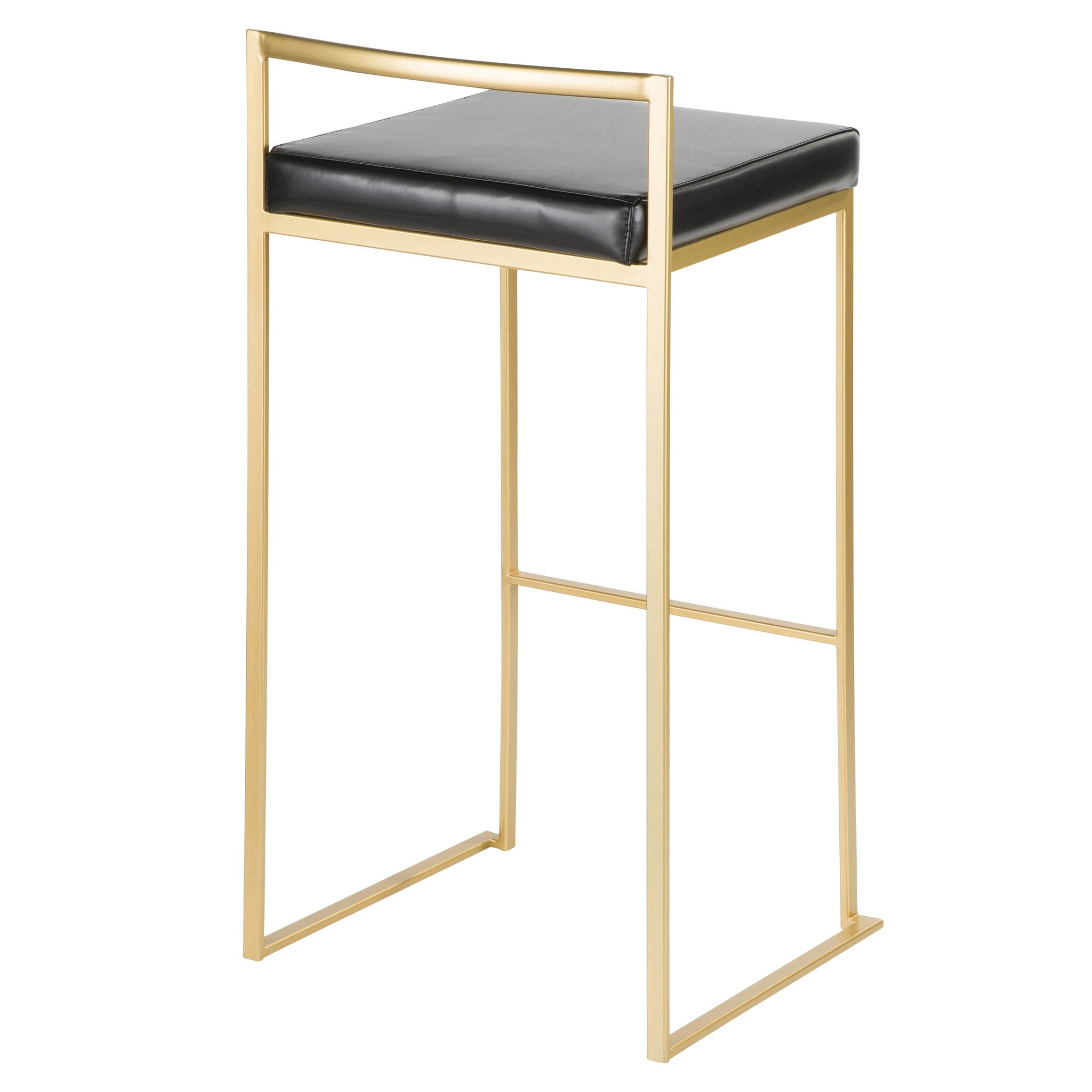 Fuji-Gold-and-Black-Faux-Leather-Contemporary-Barstools-Set-of-2-6