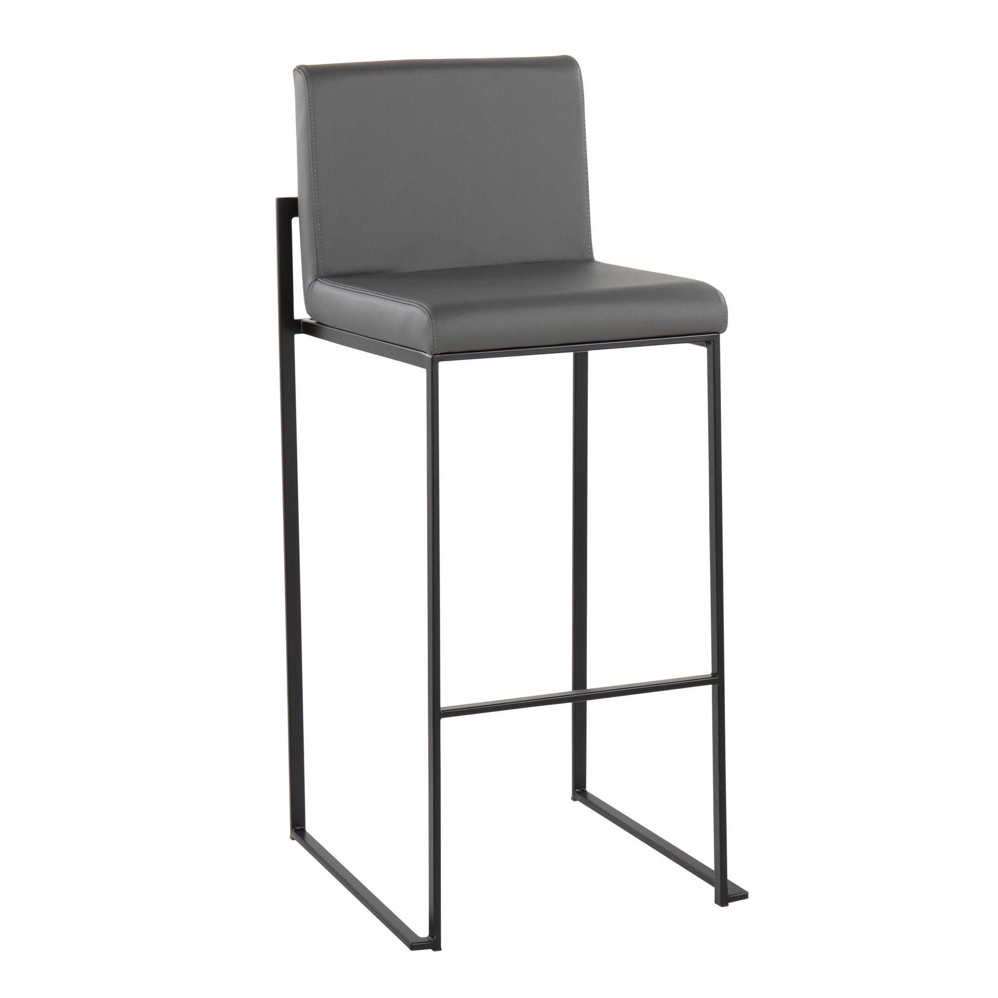 Fuji-Grey-Faux-Leather-Black-Steel-Contemporary-Barstool-Set-of-2-2