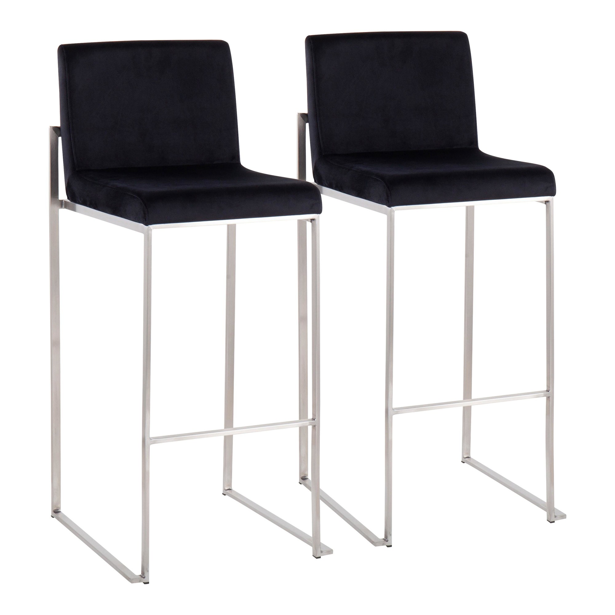 Fuji-Stainless-Steel-Black-Velvet-Contemporary-High-Back-Barstools-Set-of-2-1