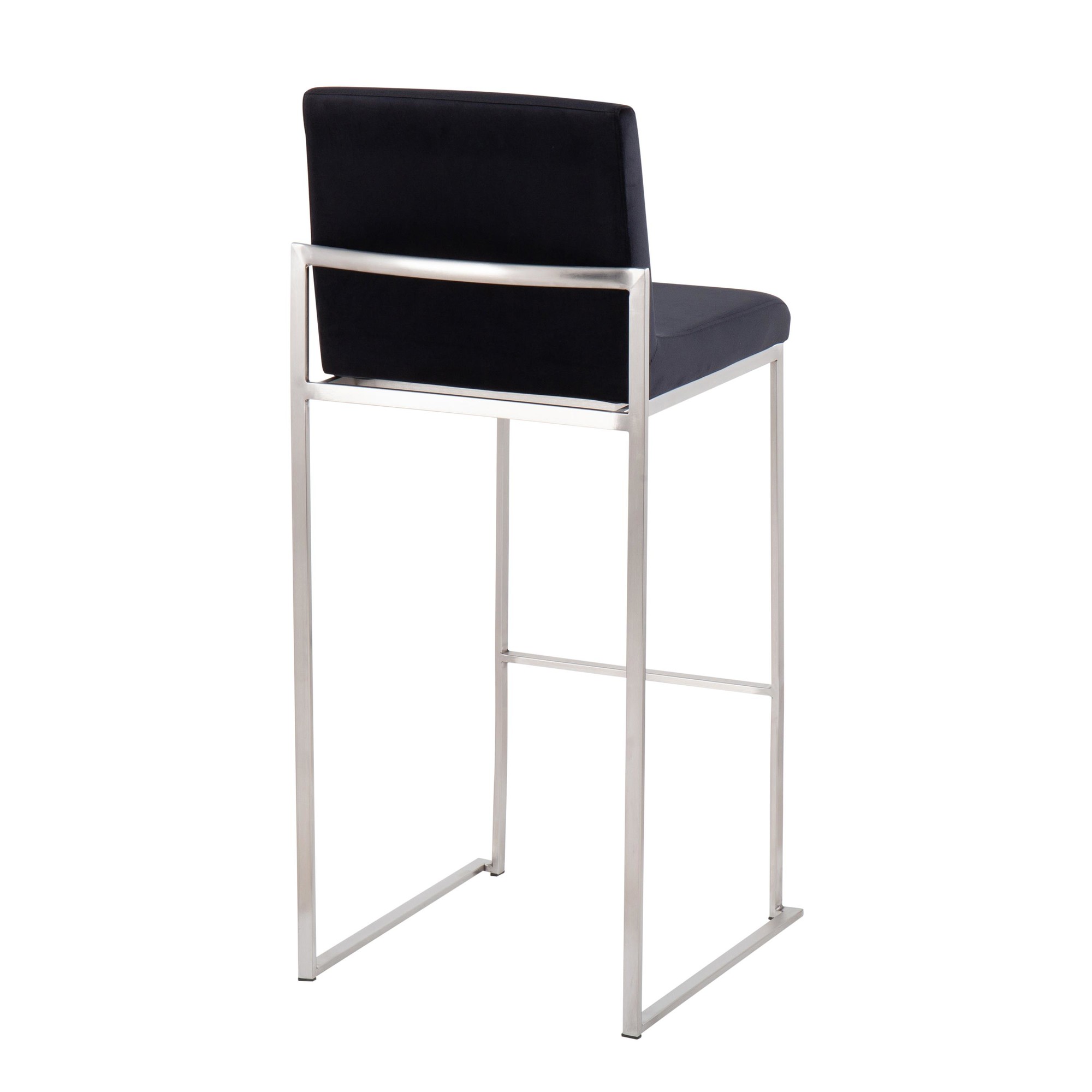 Fuji-Stainless-Steel-Black-Velvet-Contemporary-High-Back-Barstools-Set-of-2-4