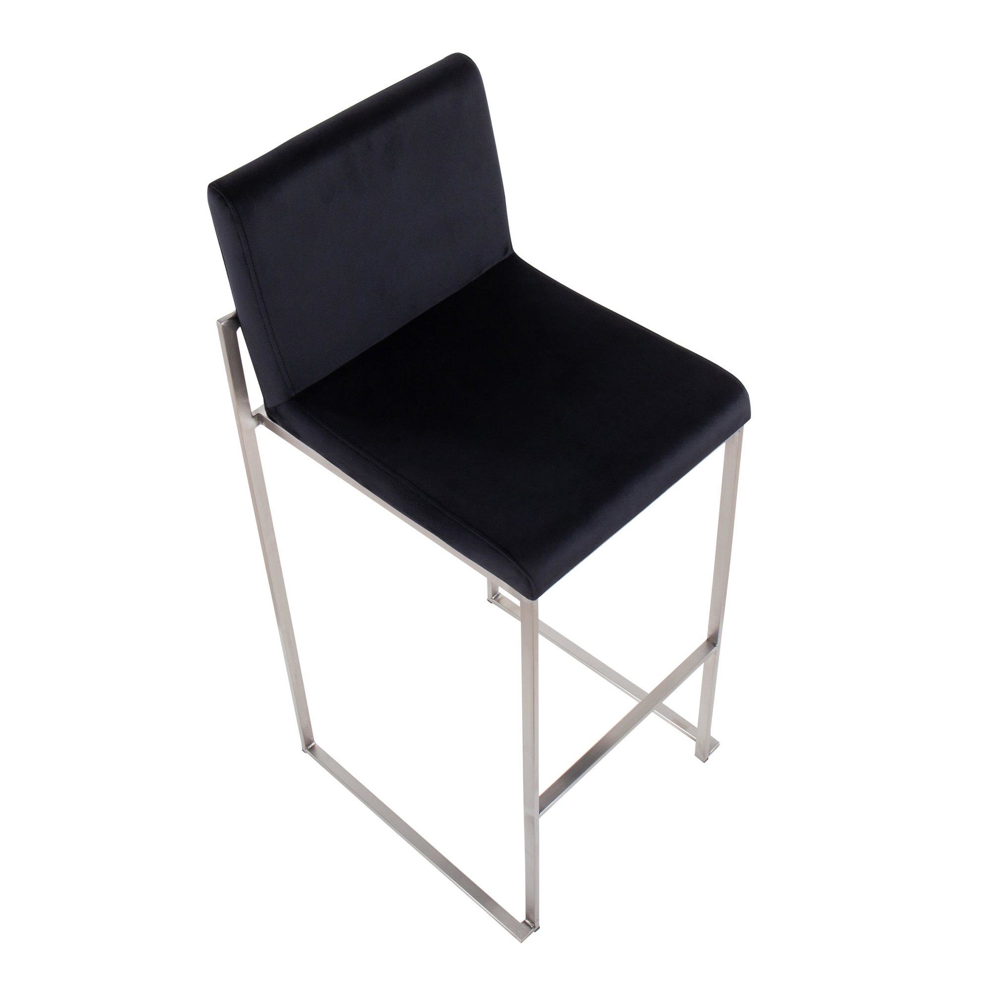 Fuji-Stainless-Steel-Black-Velvet-Contemporary-High-Back-Barstools-Set-of-2-7
