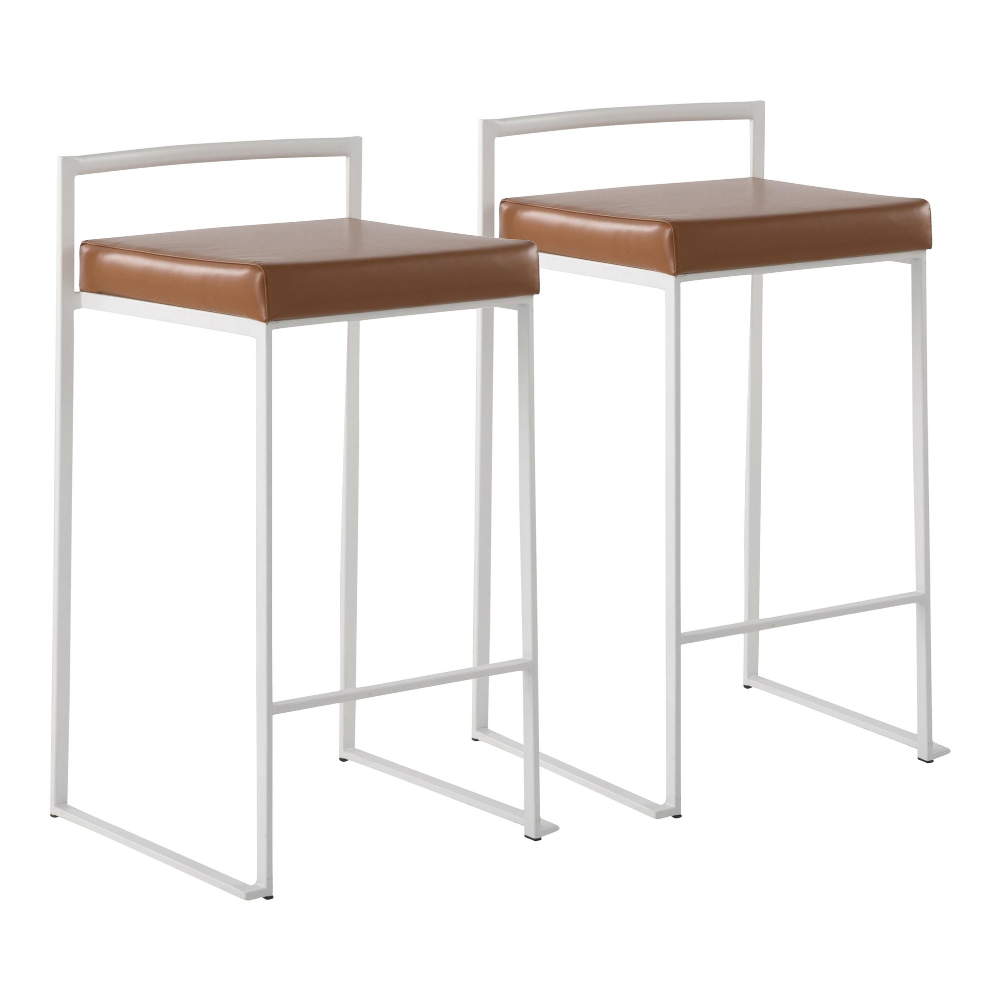 Fuji-White-Contemporary-Counter-Stool-Camel-Seat-Set-of-2-3