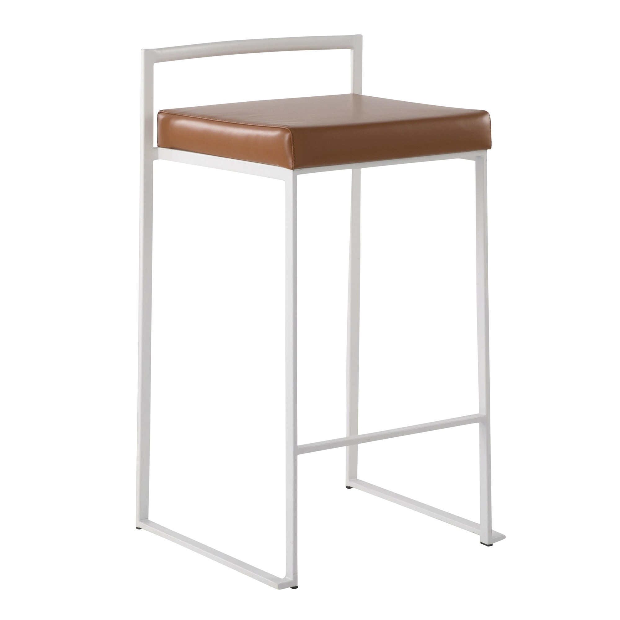 Fuji-White-Contemporary-Counter-Stool-Camel-Seat-Set-of-2-4