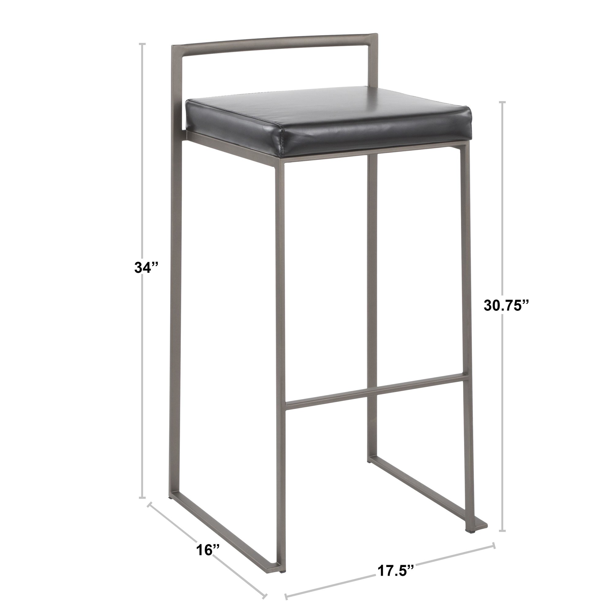 Fuji-White-Faux-Leather-Contemporary-Stackable-Barstool-30-Inch-Set-of-2-4