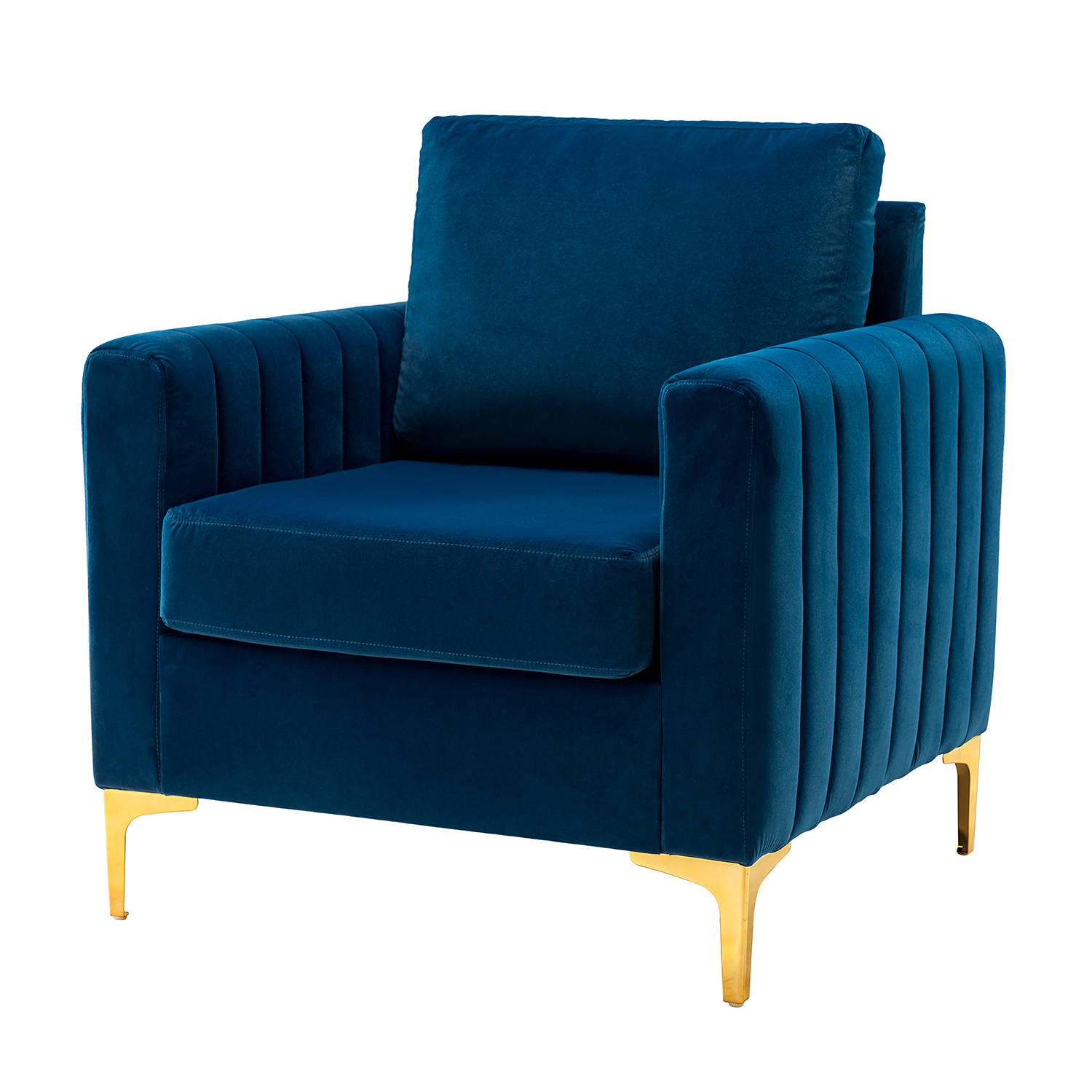 Ganymedes-Navy-Velvet-Glam-Tufted-Accent-Club-Chair-1