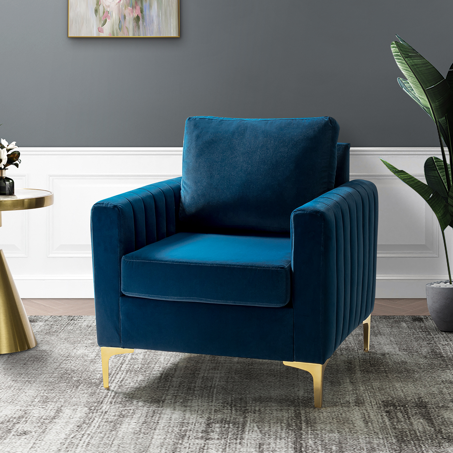 Ganymedes-Navy-Velvet-Glam-Tufted-Accent-Club-Chair