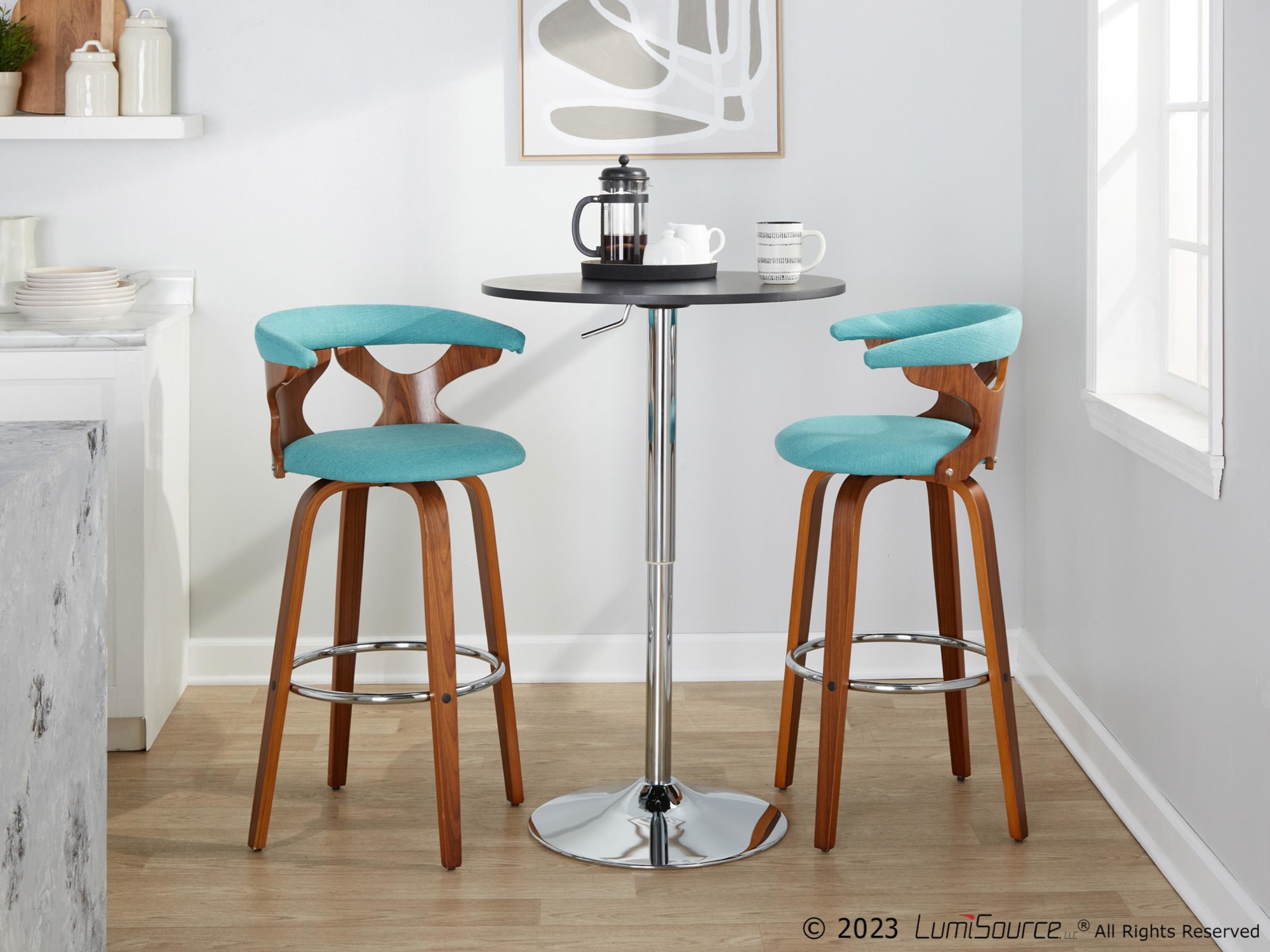 Gardenia-30-Mid-Century-Modern-Teal-Swivel-Barstool-Set-of-2-3