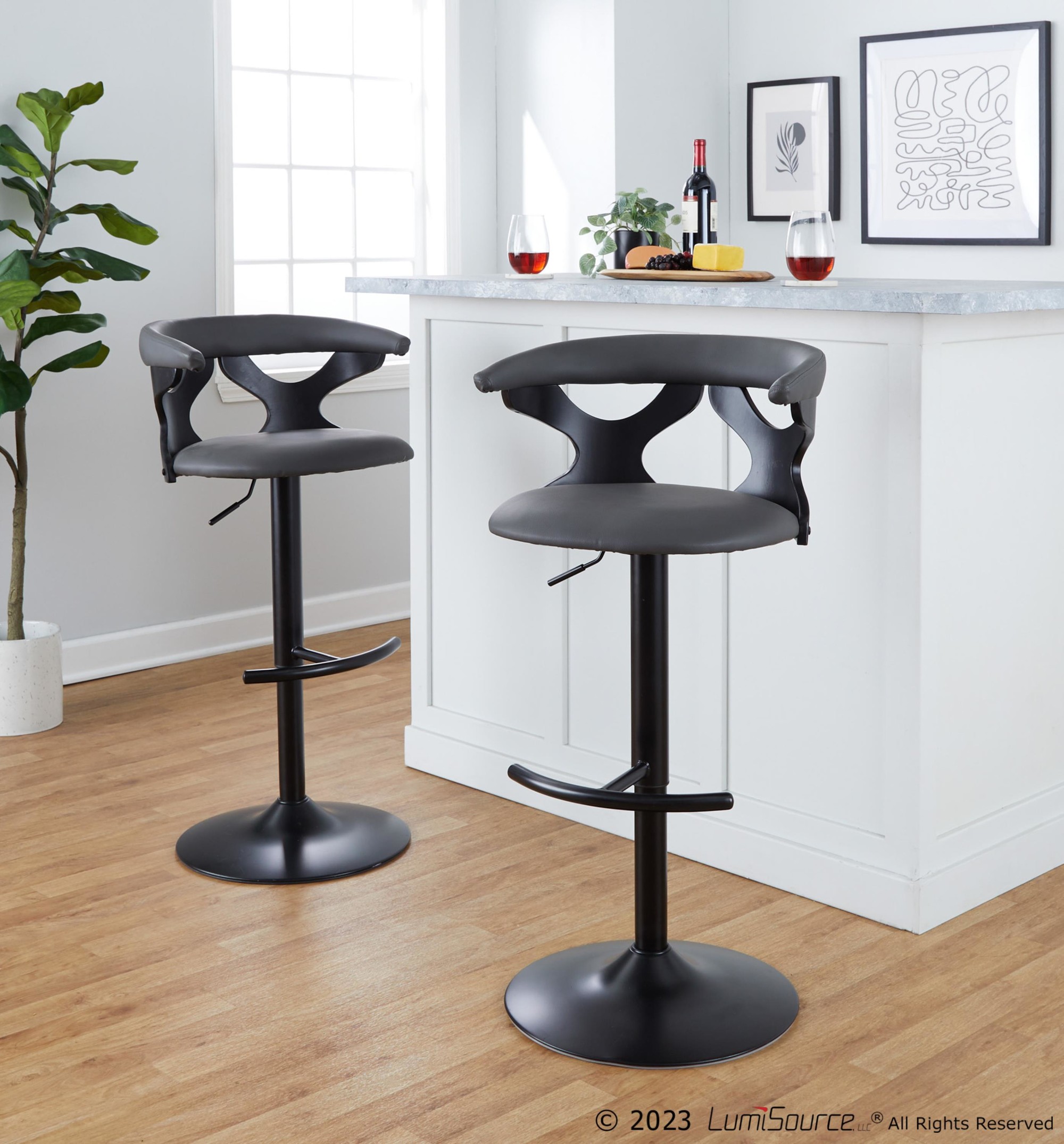 Gardenia-Contemporary-Adjustable-Swivel-Barstools-in-Grey-Faux-Leather-Set-of-2-Set-of-2-3