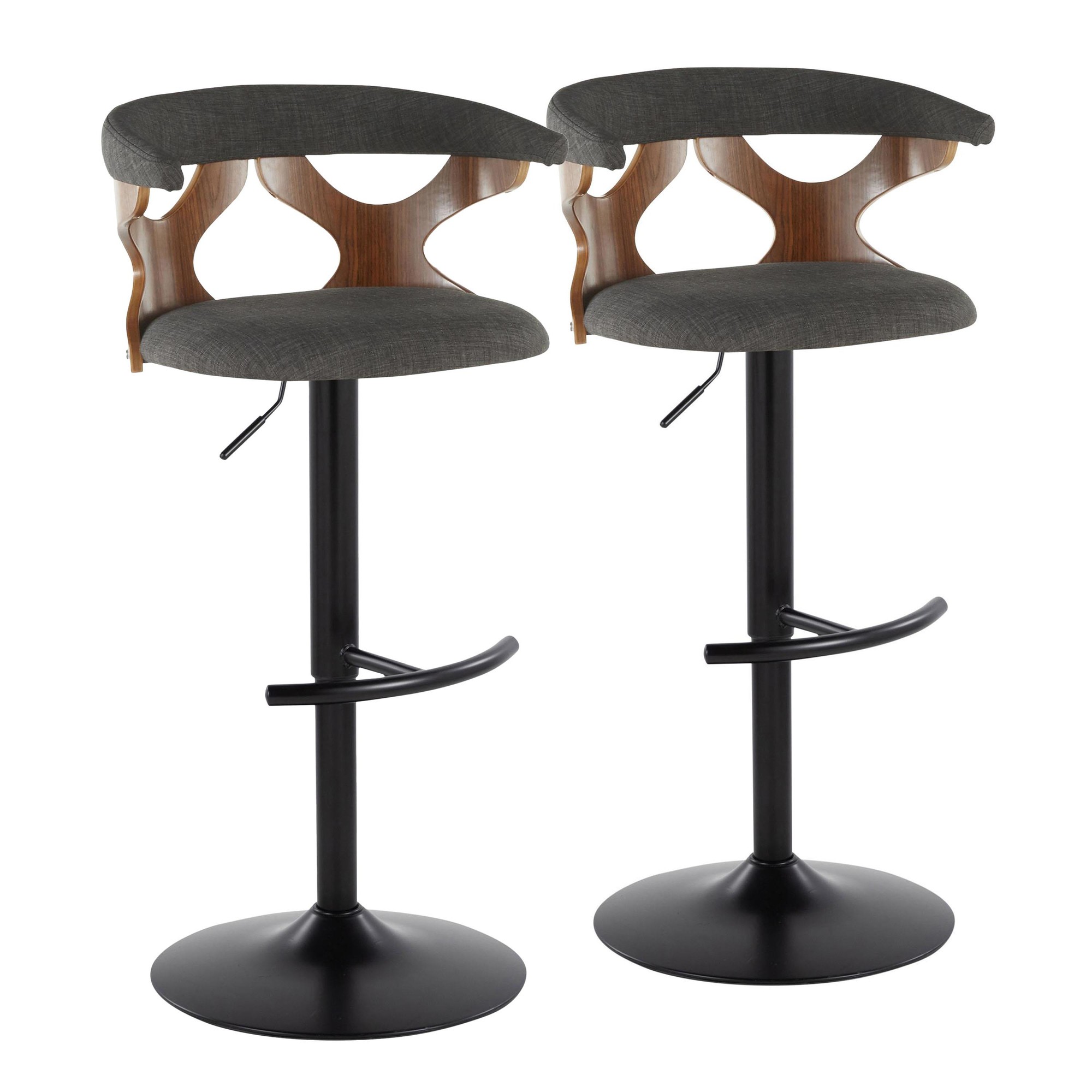 Gardenia-Contemporary-Black-Metal-and-Walnut-Swivel-Barstools-Set-of-2-4