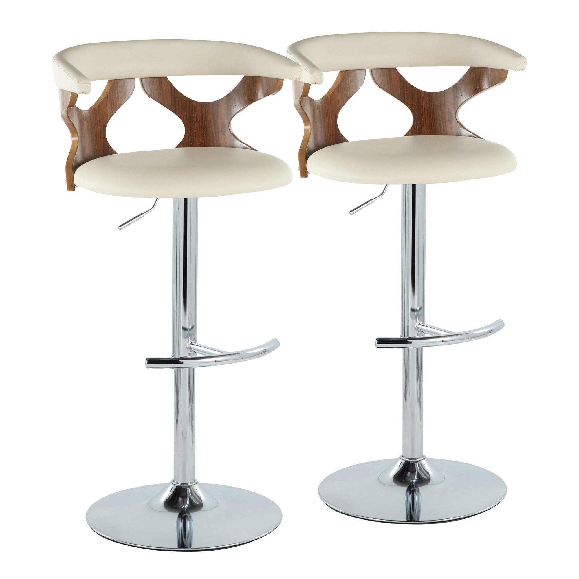 Gardenia-Cream-Faux-Leather-Mid-Century-Modern-Swivel-Barstool-Set-of-2-4