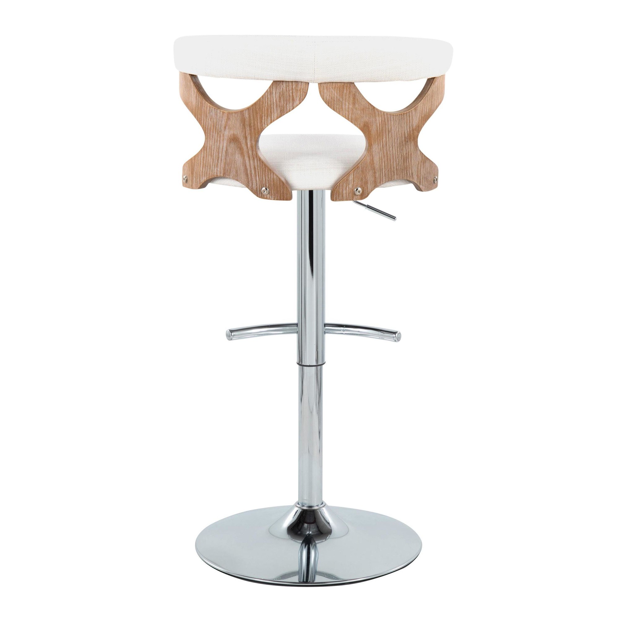 Gardenia-Cream-Swivel-Adjustable-Contemporary-Barstool-Chrome-Set-Set-of-2-8
