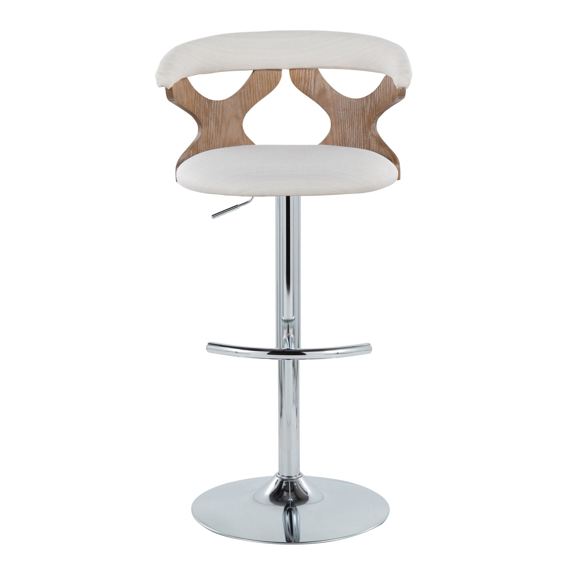 Gardenia-Cream-Swivel-Adjustable-Contemporary-Barstool-Chrome-Set-Set-of-2-9
