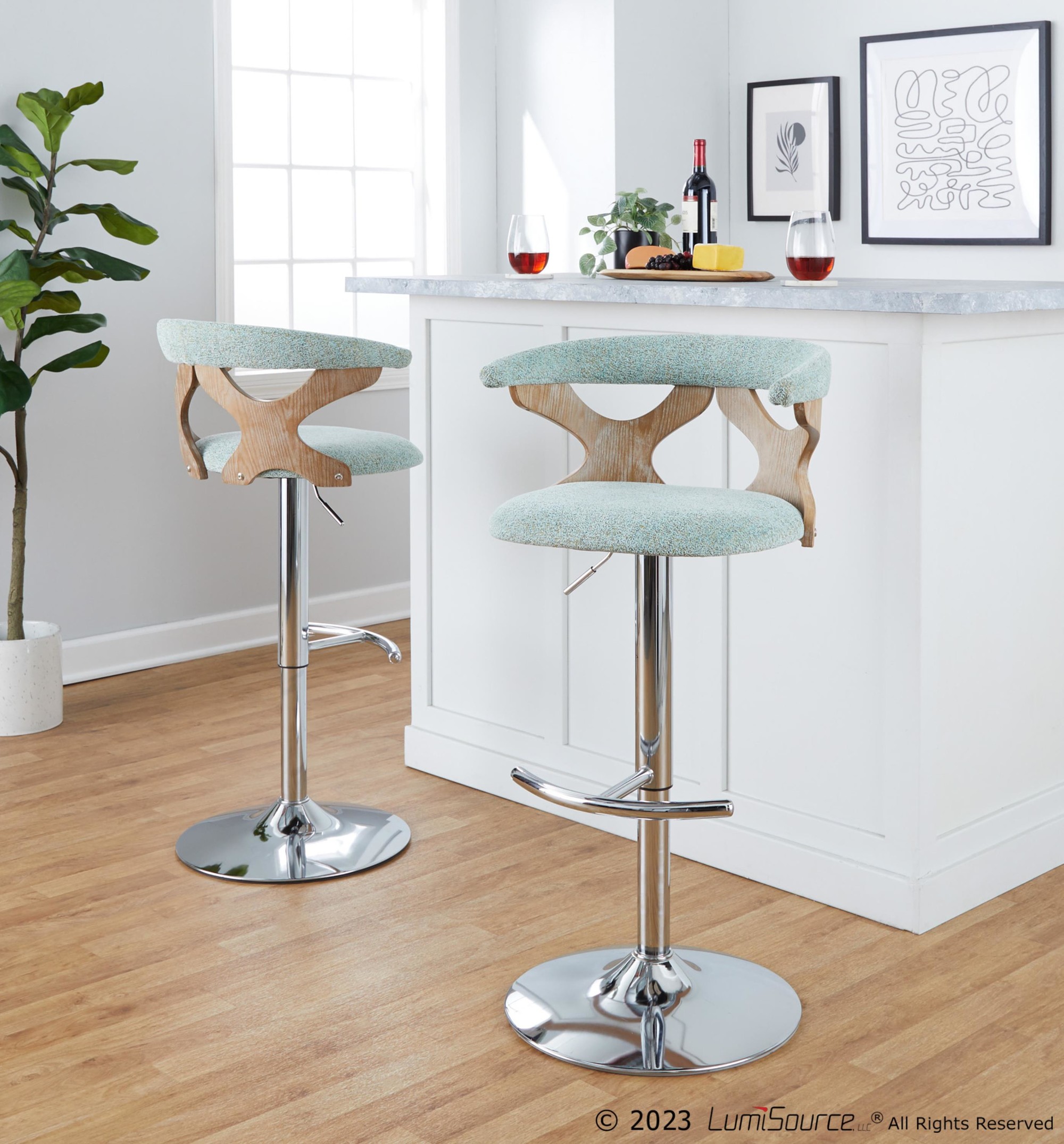 Gardenia-Seafoam-Green-Contemporary-Swivel-Adjustable-Barstool-Set-of-2-1
