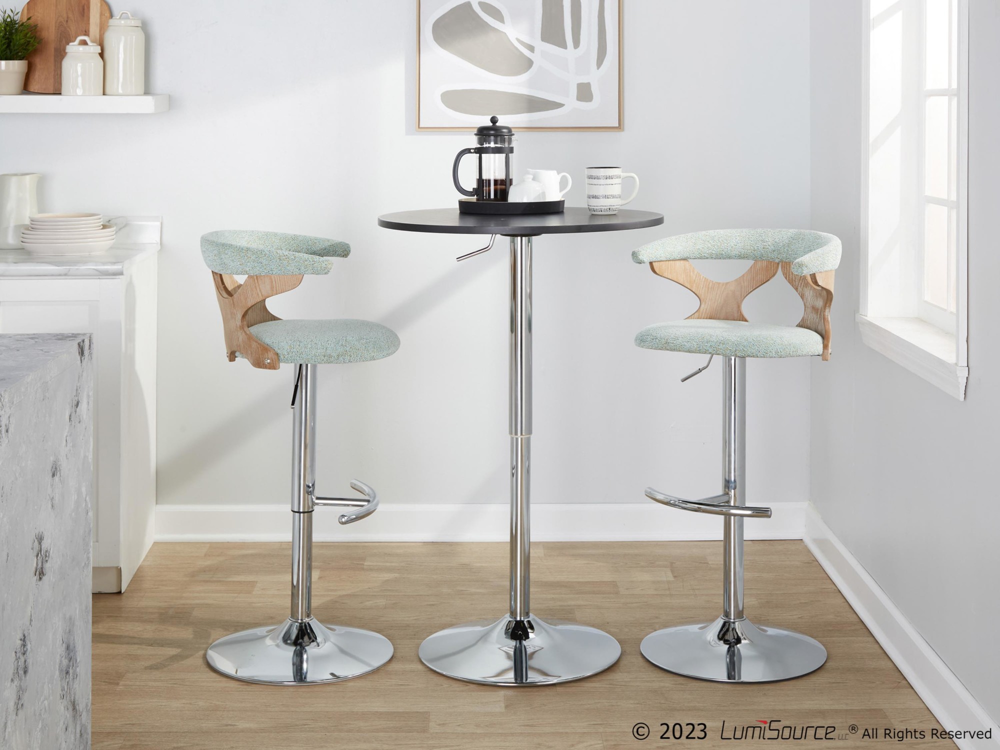 Gardenia-Seafoam-Green-Contemporary-Swivel-Adjustable-Barstool-Set-of-2-3