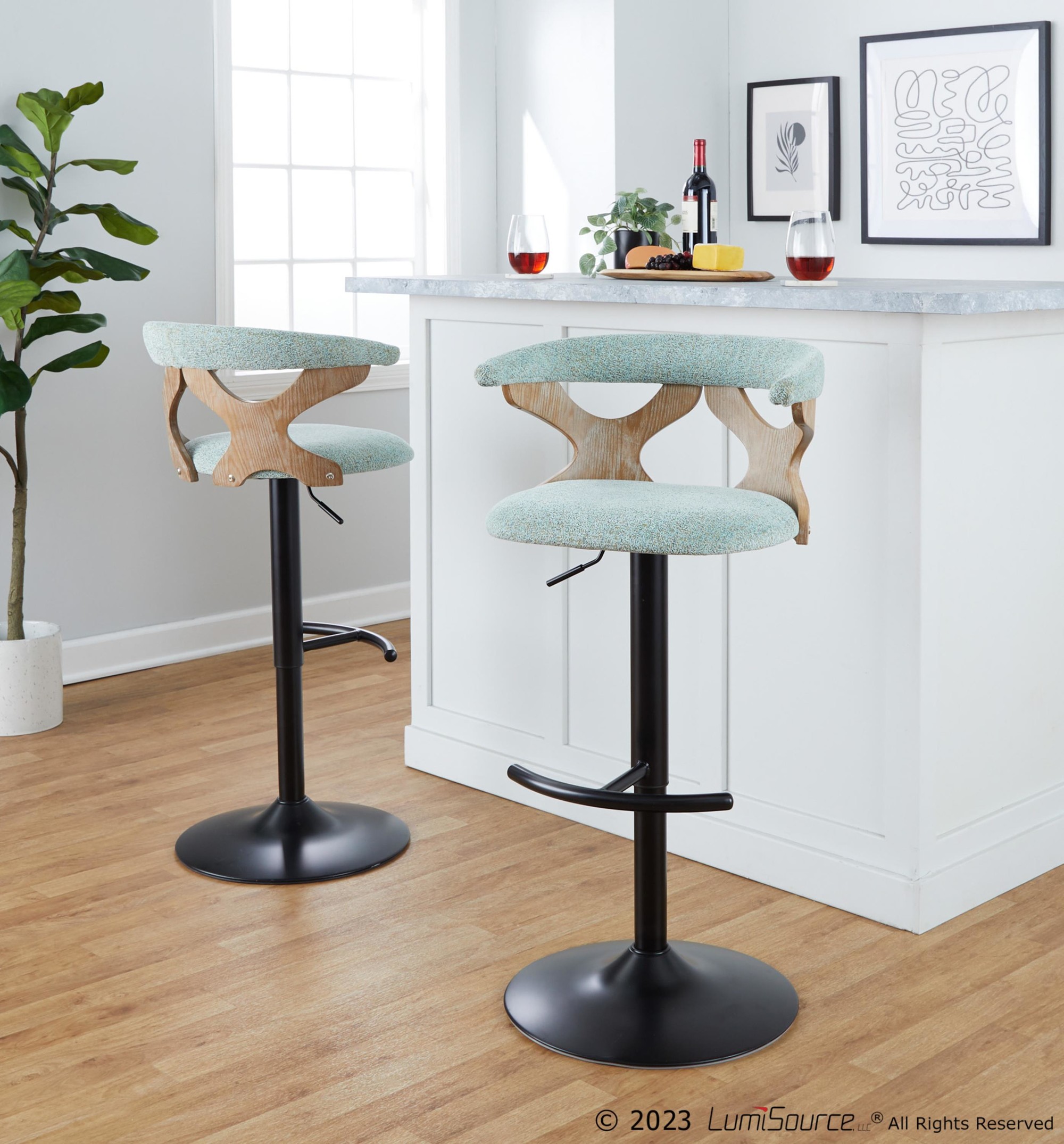 Gardenia-Seafoam-Green-Swivel-Adjustable-Contemporary-Barstool-Pair-Set-of-2-2