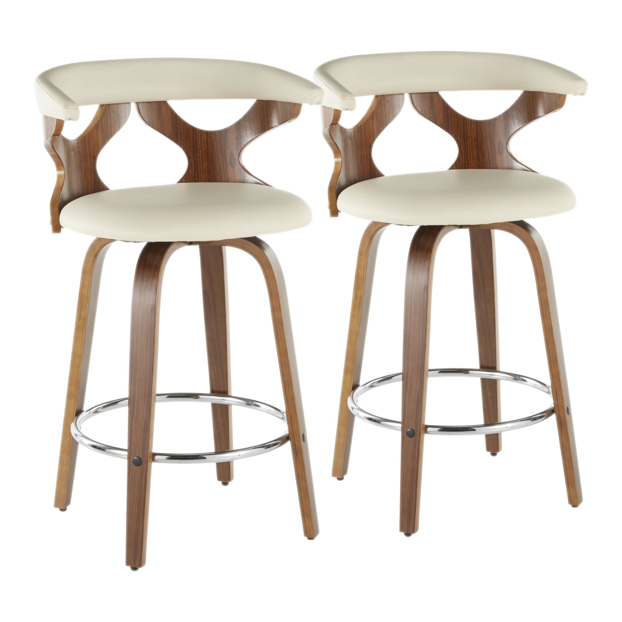 Gardenia-Walnut-Wood-Cream-Faux-Leather-Mid-Century-Counter-Stools-Set-of-2