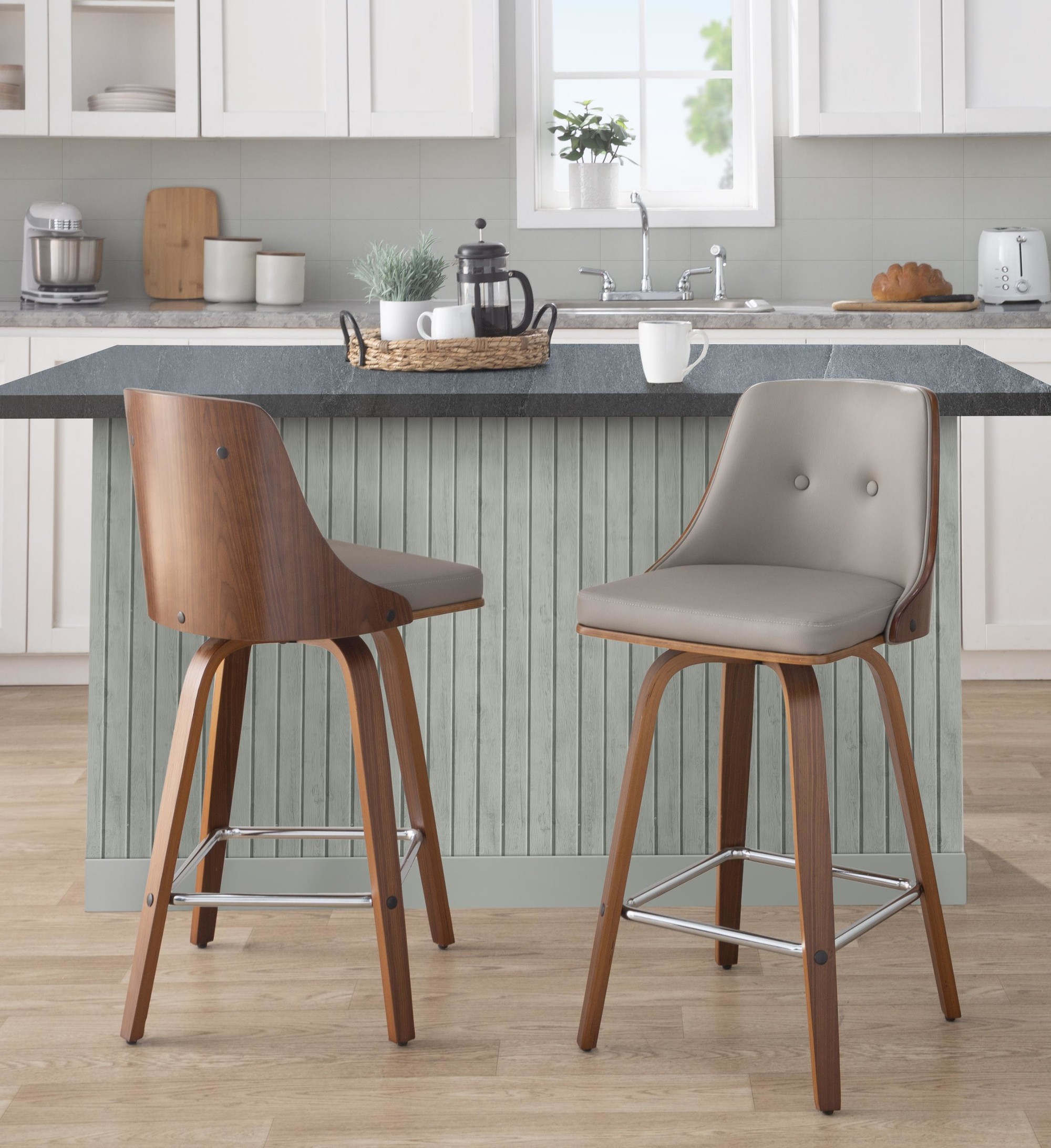 Gianna-Mid-Century-Modern-Light-Grey-Swivel-Counter-Stools-Set-of-2