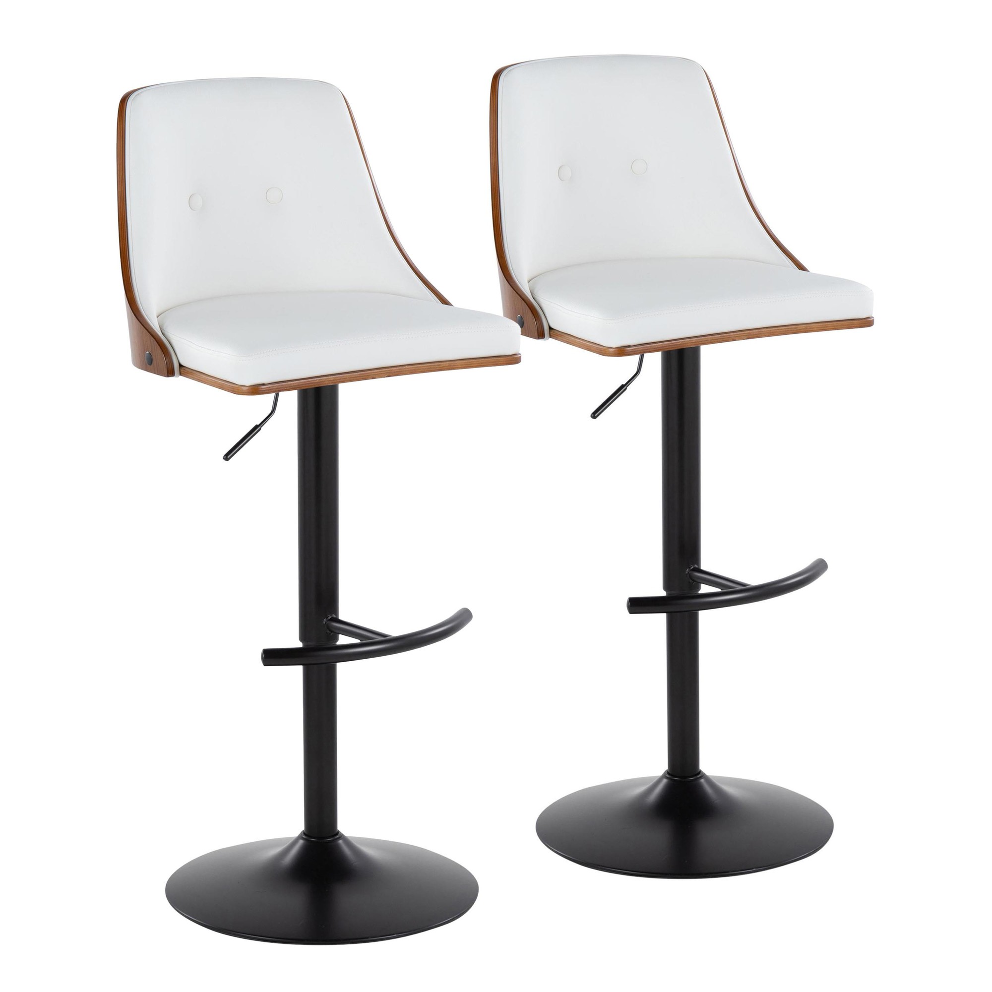 Gianna-Mid-Century-Modern-Walnut-and-White-Barstools-Set-of-2-4