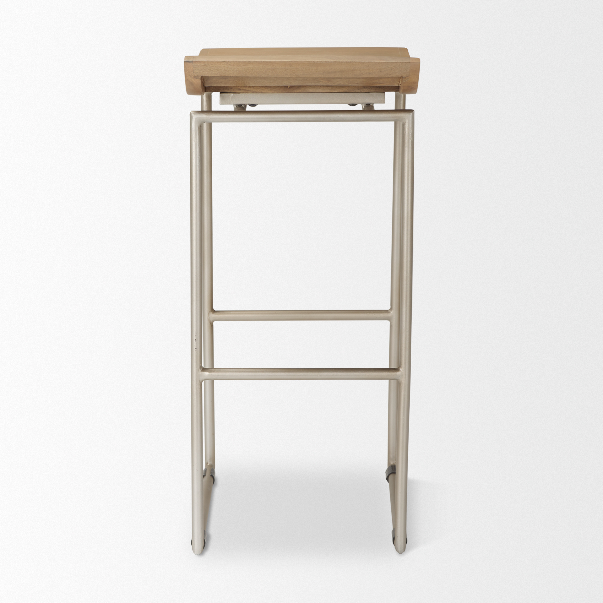 Givens-14.0L-x-15.8W-x-31.8H-Brown-Wood-WSilver-Metal-Frame-Bar-Stool-4