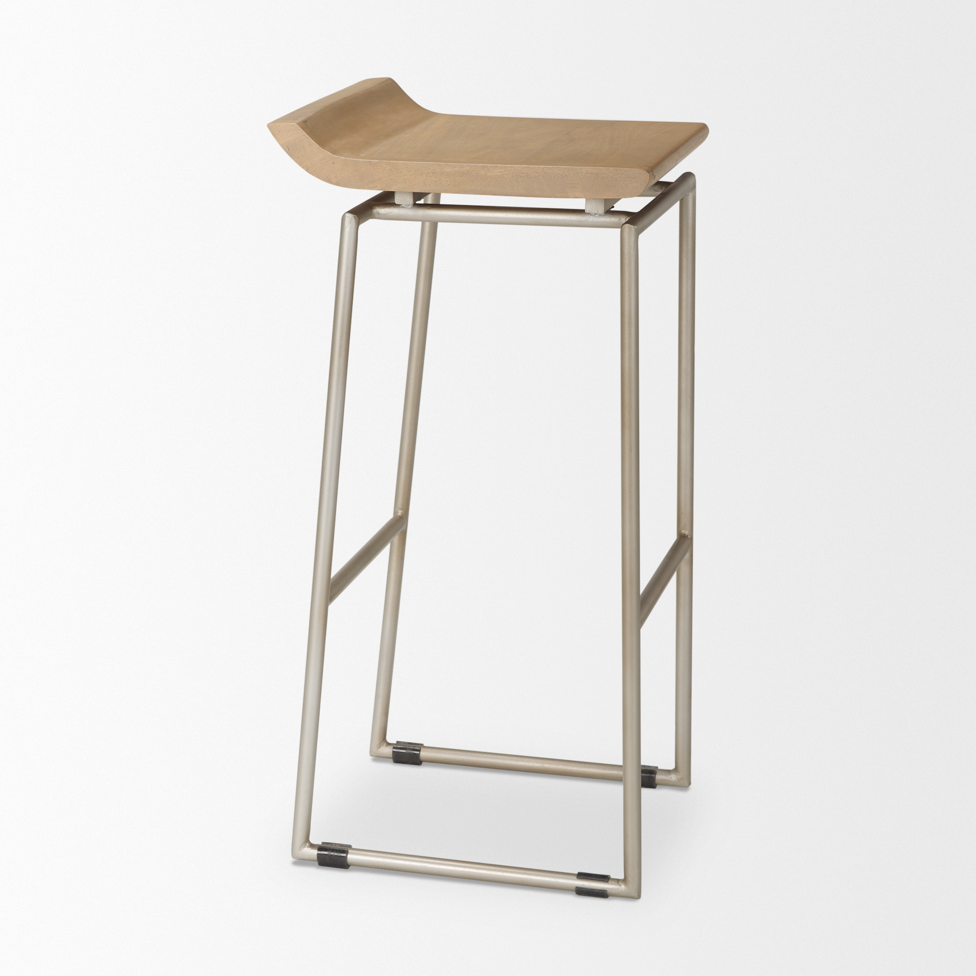Givens-14.0L-x-15.8W-x-31.8H-Brown-Wood-WSilver-Metal-Frame-Bar-Stool-6