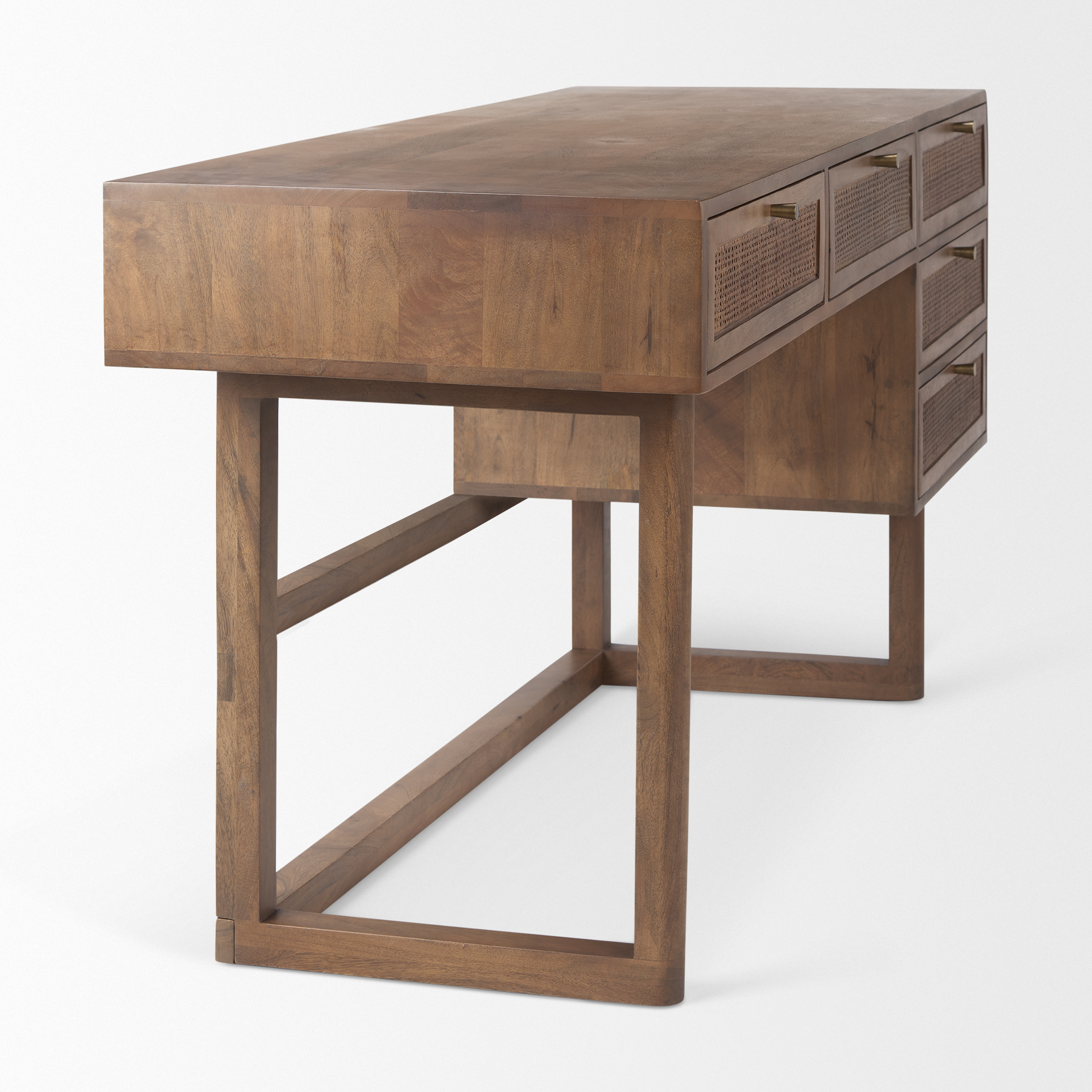 Grier-60.0L-x-22.75W-x-30.5H-Medium-Brown-Solid-Wood-WCane-Office-Desk-4