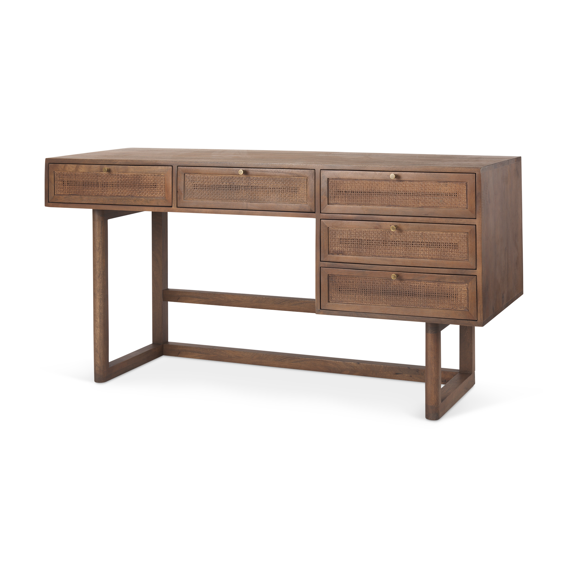 Grier-60.0L-x-22.75W-x-30.5H-Medium-Brown-Solid-Wood-WCane-Office-Desk