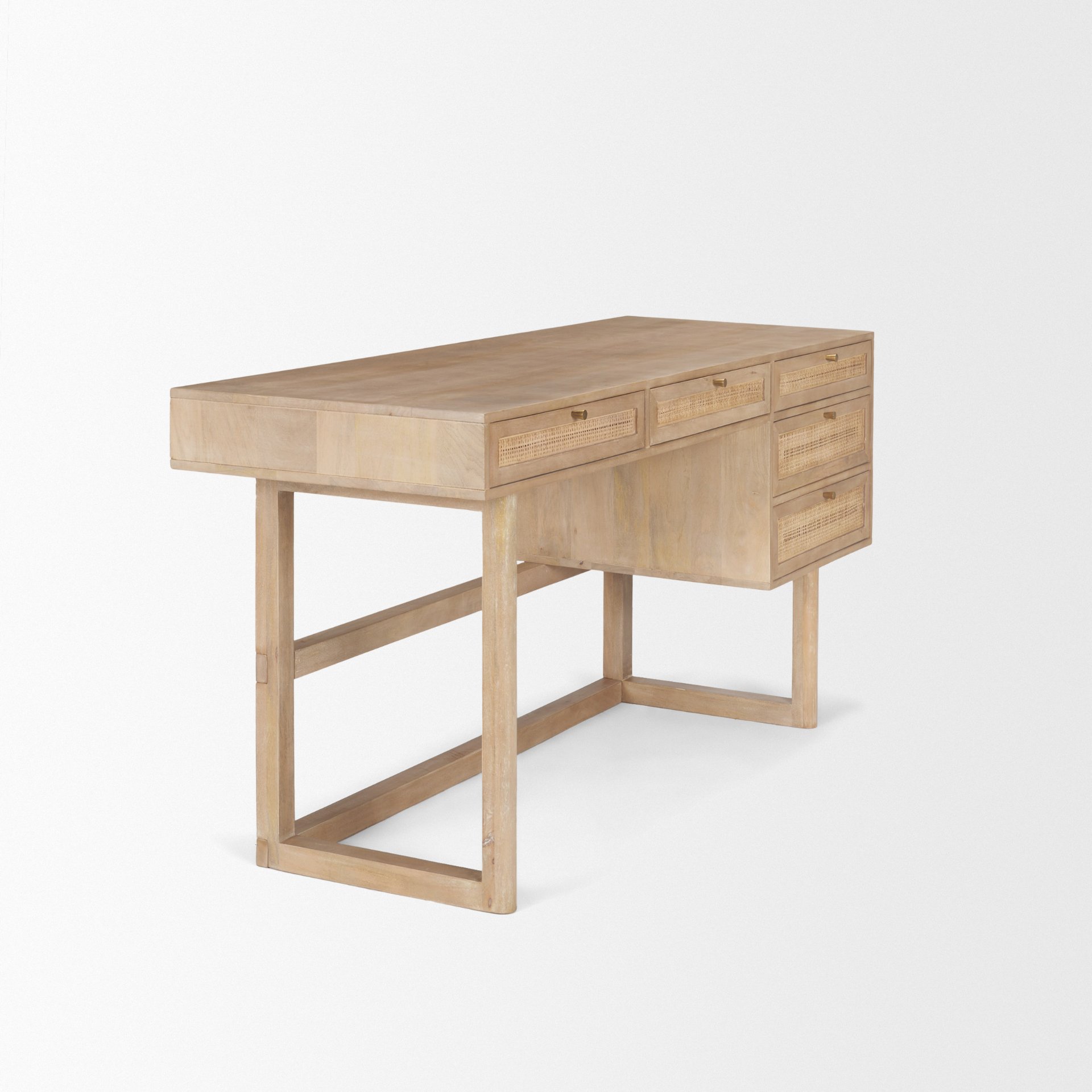 Grier-62.0L-x-22.0W-x-30.0H-Light-Brown-Solid-Wood-WCane-Office-Desk-5