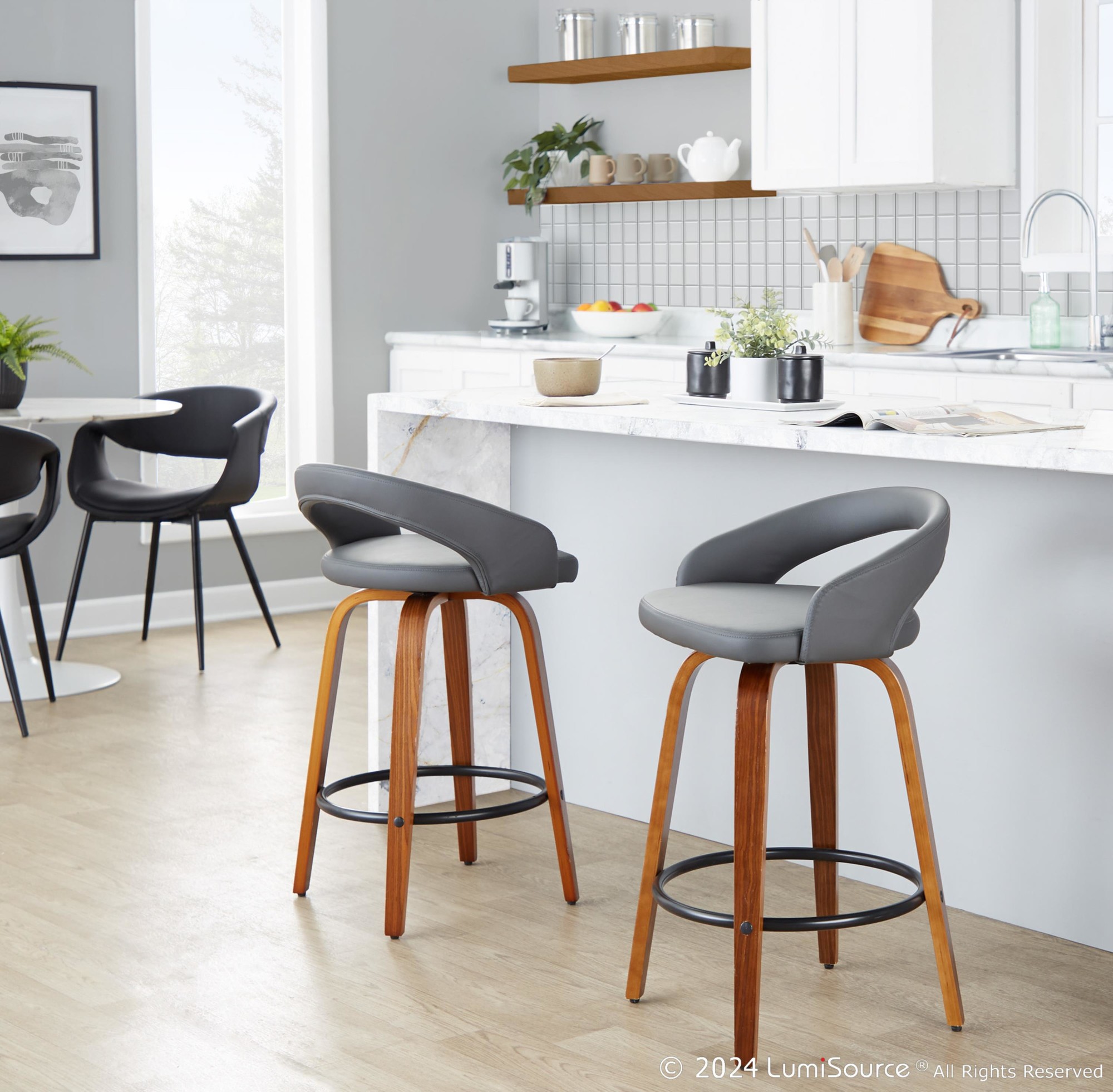 Grotto-26-Inch-Contemporary-Walnut-Swivel-Counter-Stool-Set-of-2