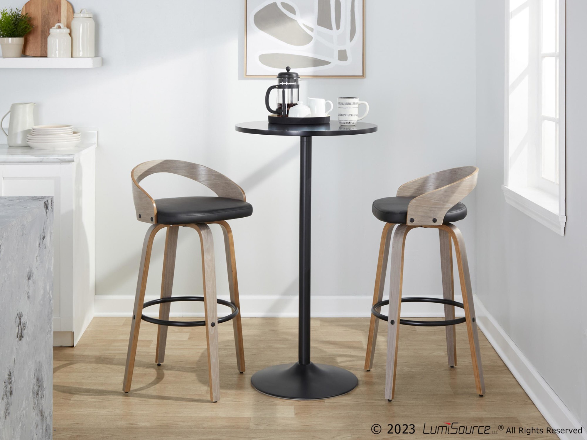 Grotto-30-Contemporary-Swivel-Barstools-Light-GreyBlack-Set-of-2-3