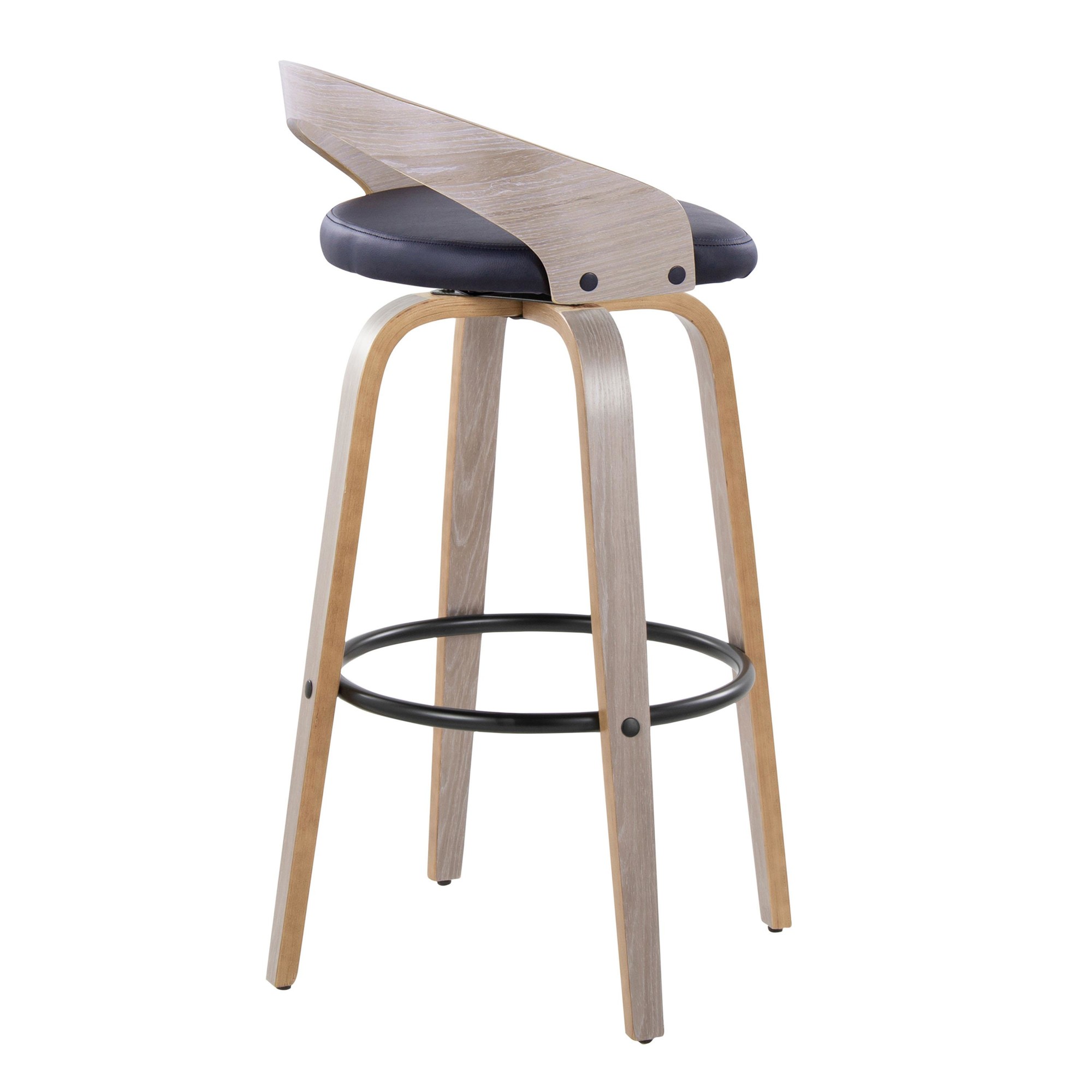 Grotto-30-Contemporary-Swivel-Barstools-Light-GreyBlack-Set-of-2-7