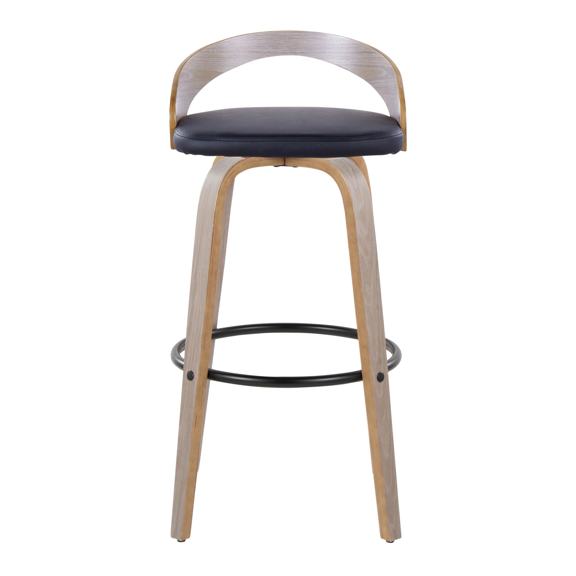 Grotto-30-Contemporary-Swivel-Barstools-Light-GreyBlack-Set-of-2-9