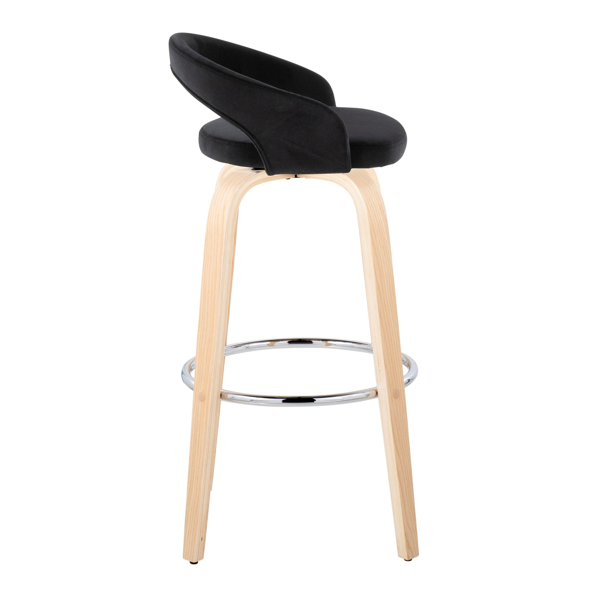 Grotto-30-Inch-Contemporary-Black-Velvet-Swivel-Barstools-Set-of-2-2