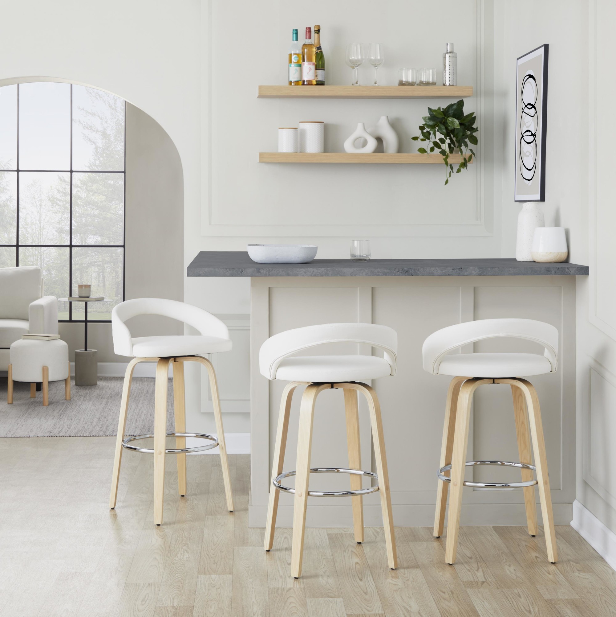 Grotto-30-Inch-Contemporary-White-Velvet-Swivel-Barstools-Set-of-2-1