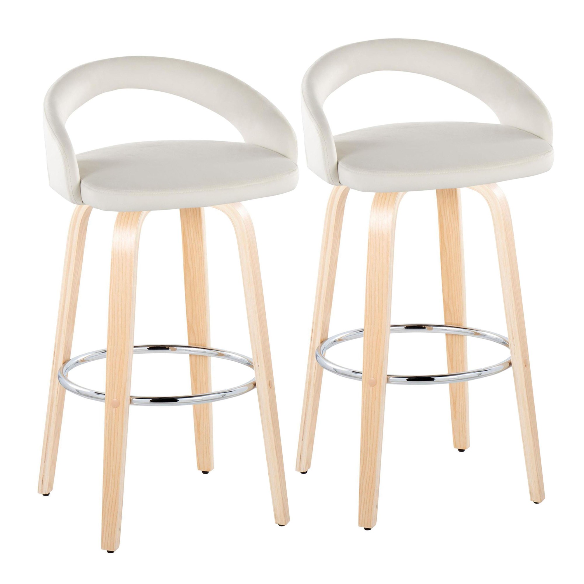 Grotto-30-Inch-Contemporary-White-Velvet-Swivel-Barstools-Set-of-2-2