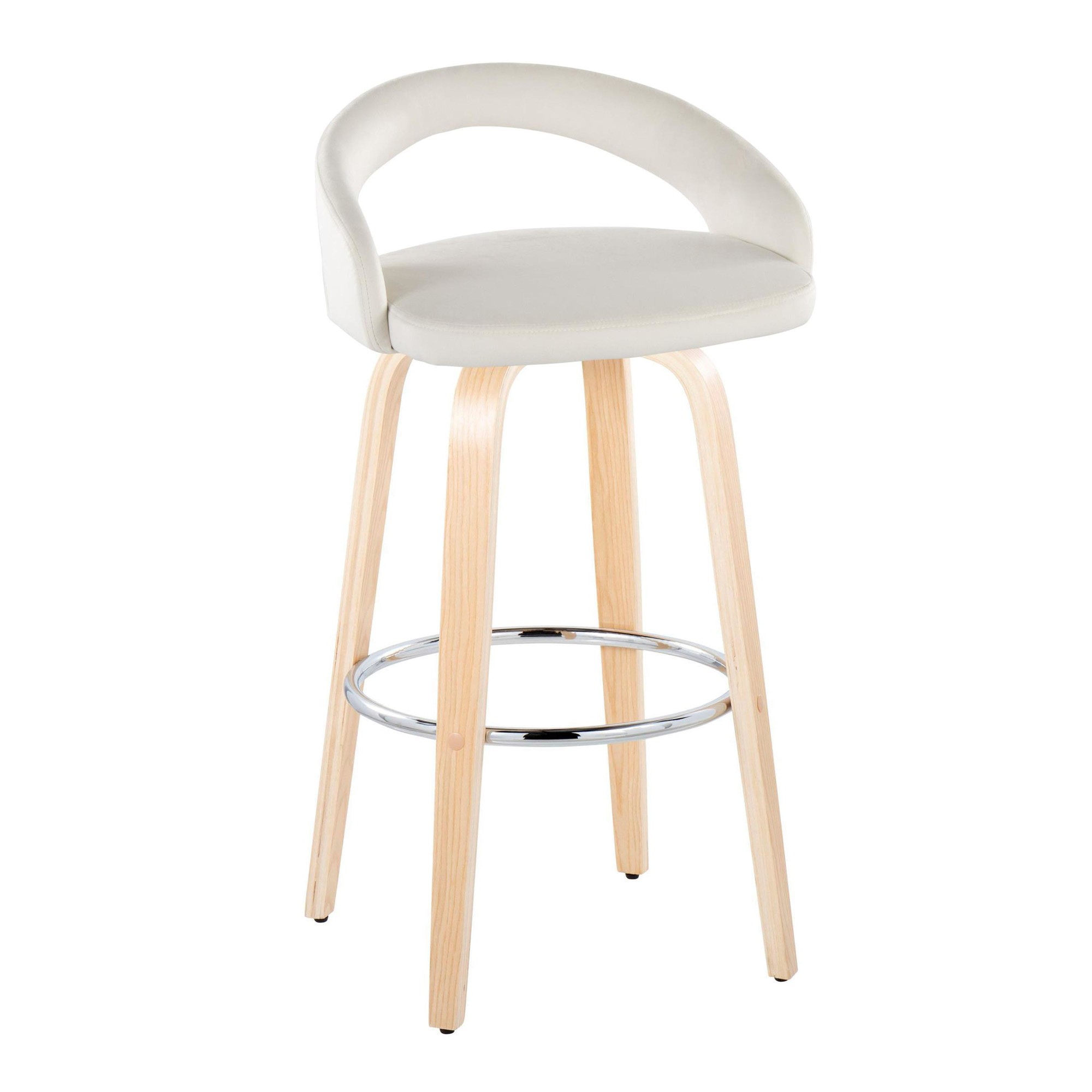 Grotto-30-Inch-Contemporary-White-Velvet-Swivel-Barstools-Set-of-2-3