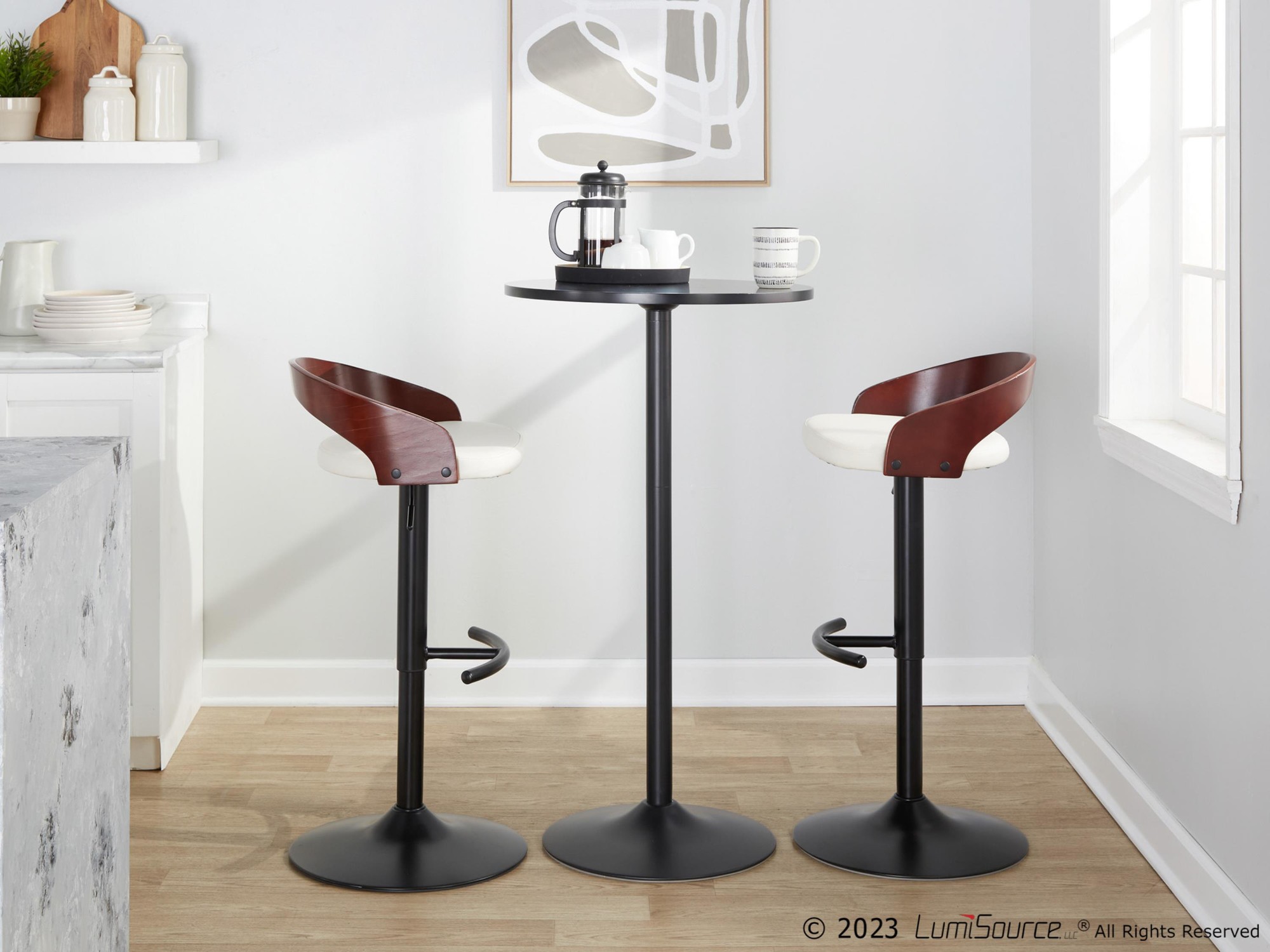 Grotto-Black-Adjustable-Swivel-Contemporary-Barstools-Set-of-2-3