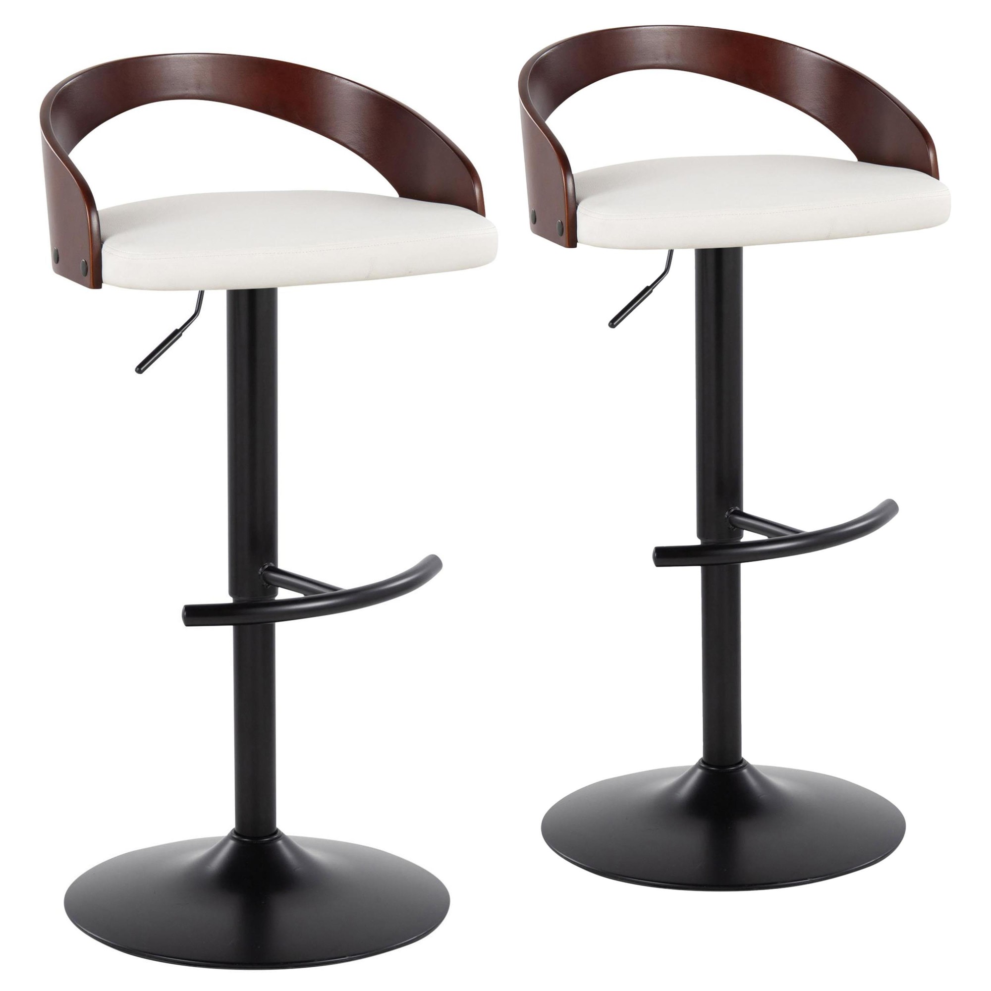 Grotto-Black-Adjustable-Swivel-Contemporary-Barstools-Set-of-2-4