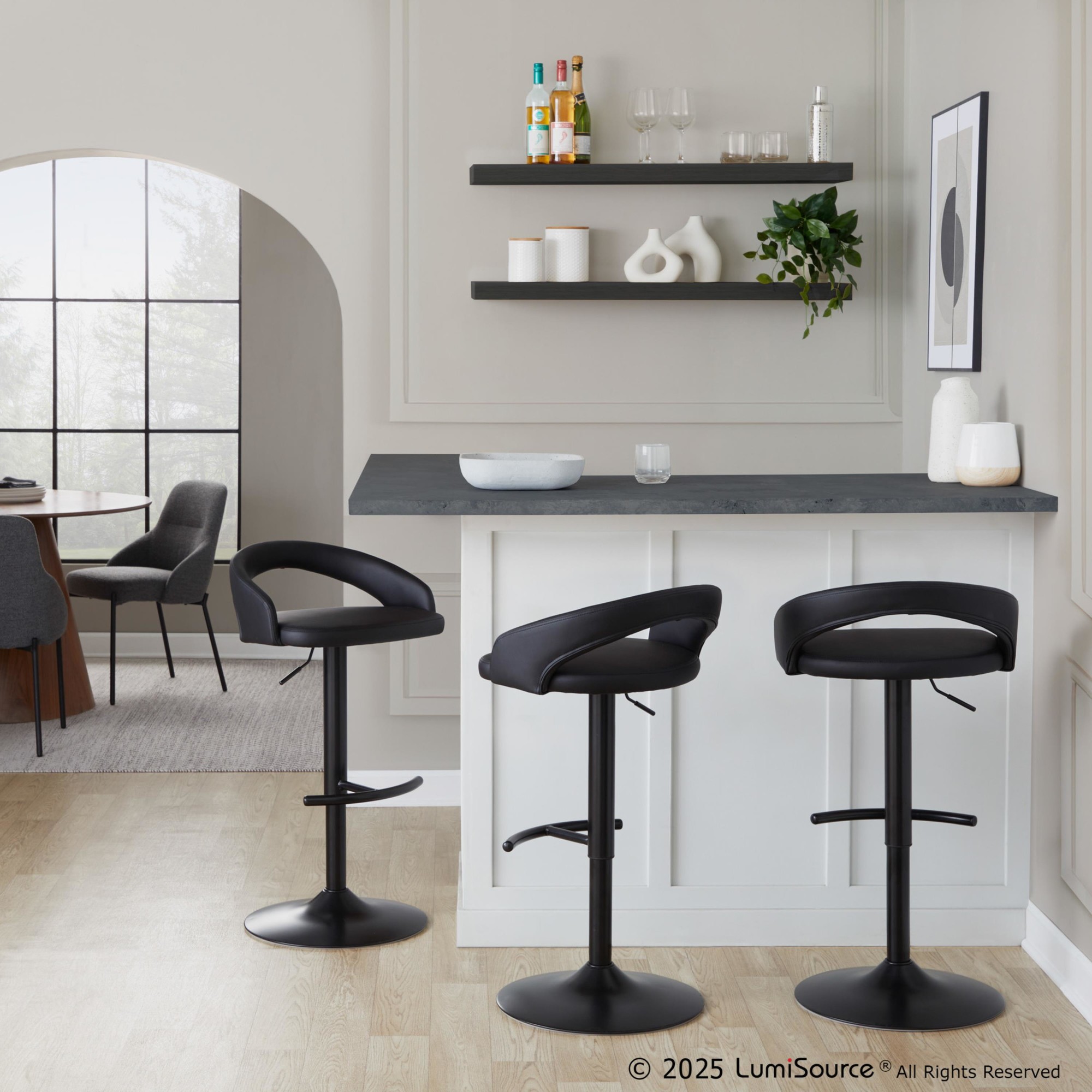 Grotto-Black-Faux-Leather-Adjustable-Contemporary-Barstools-Set-of-2