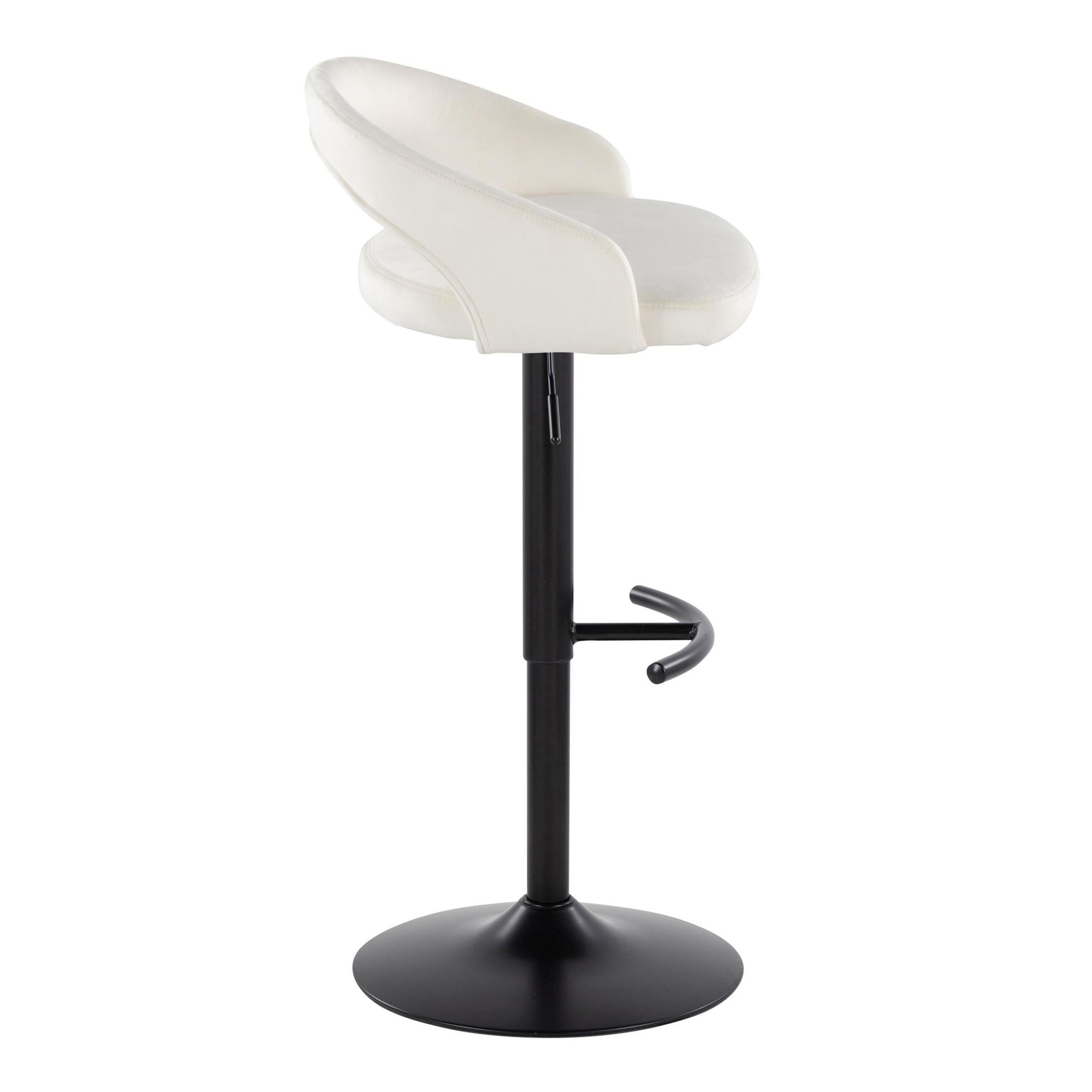 Grotto-Black-Metal-White-Velvet-Contemporary-Barstools-Set-of-2-4