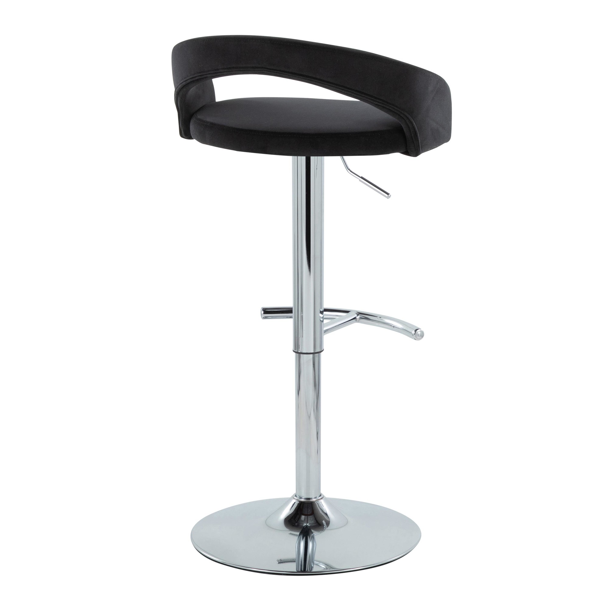 Grotto-Black-Velvet-Chrome-Contemporary-Adjustable-Barstools-Set-of-2-5