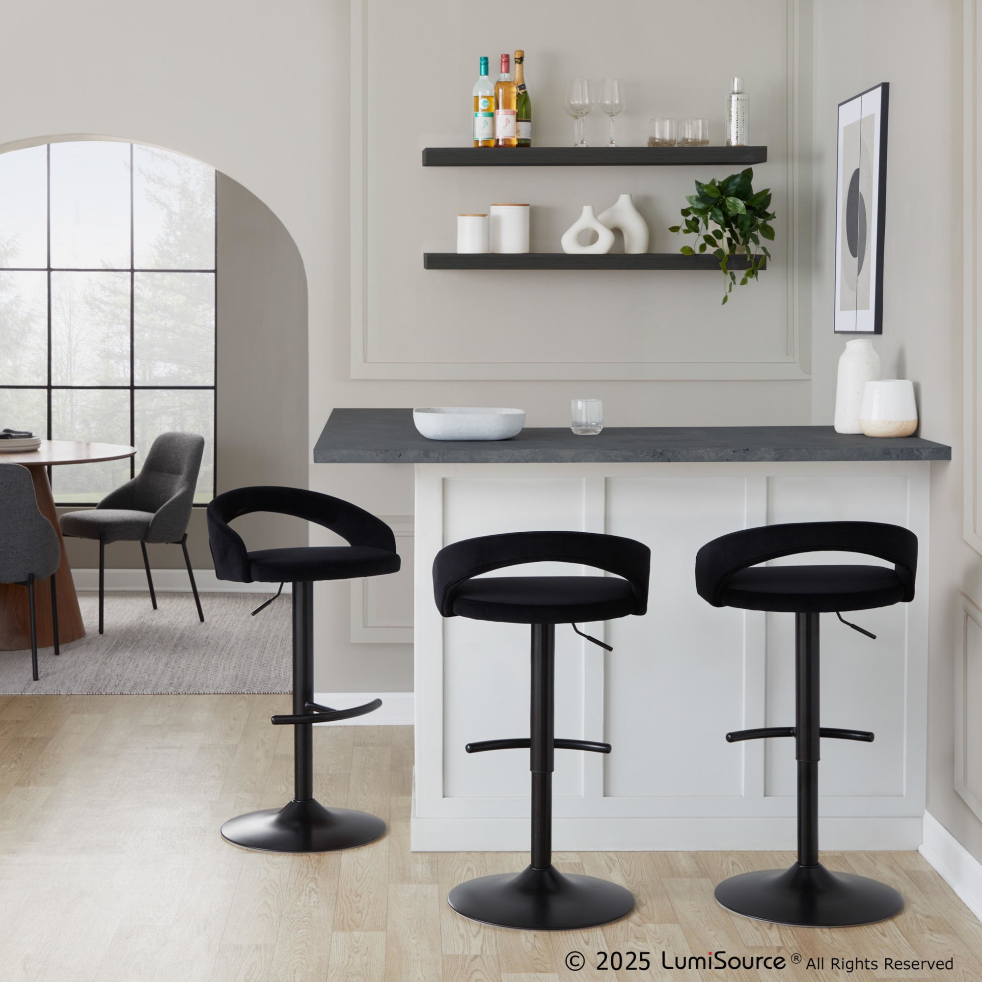 Grotto-Black-Velvet-Contemporary-Adjustable-Barstools-Set-of-2-1