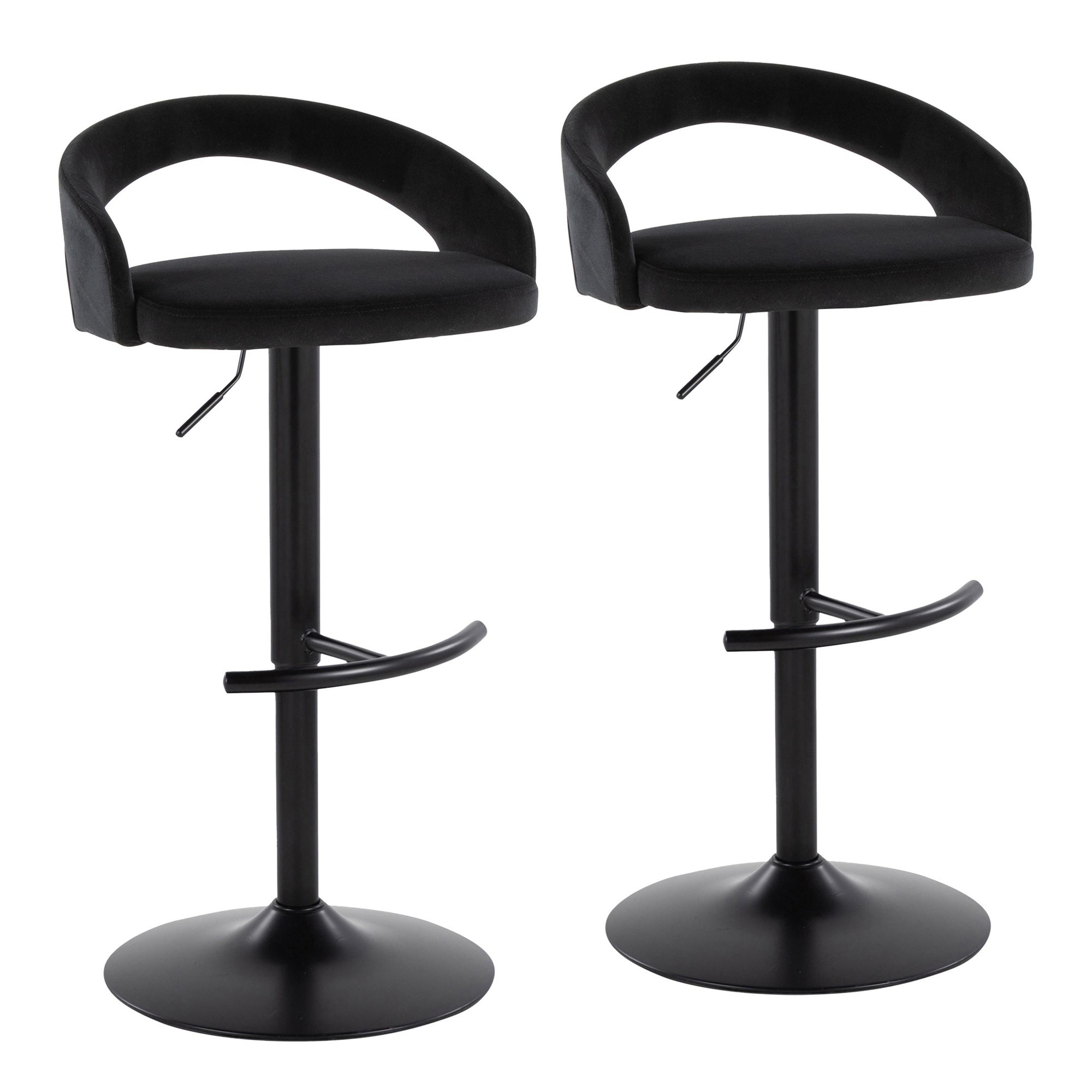 Grotto-Black-Velvet-Contemporary-Adjustable-Barstools-Set-of-2-2