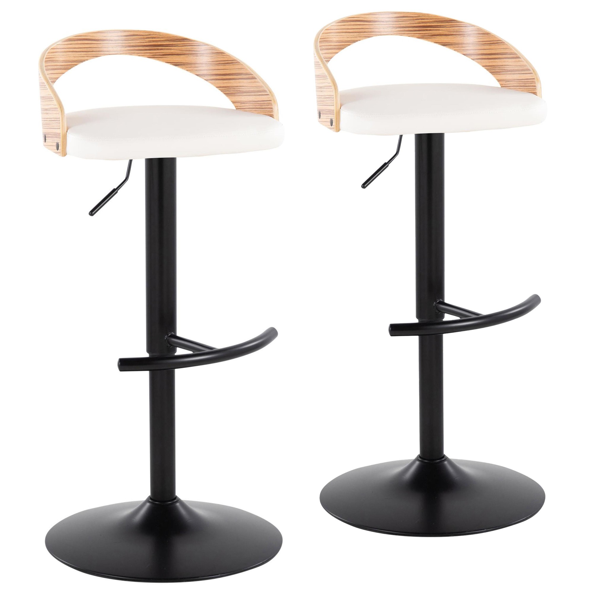 Grotto-Black-Zebra-and-White-Adjustable-Contemporary-Barstools-Set-of-2-4