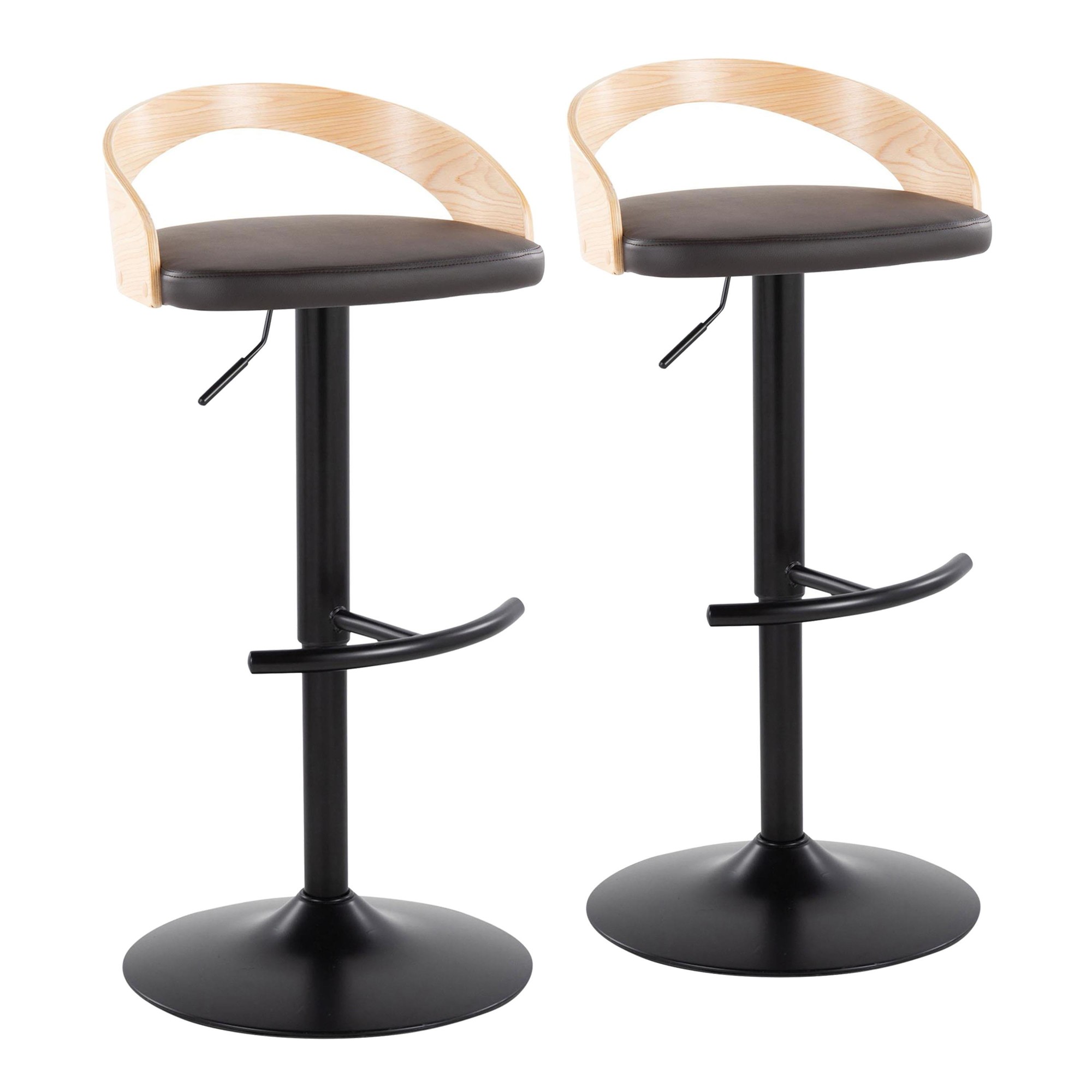 Grotto-Brown-Faux-Leather-Adjustable-Swivel-Barstools-Set-of-2-4
