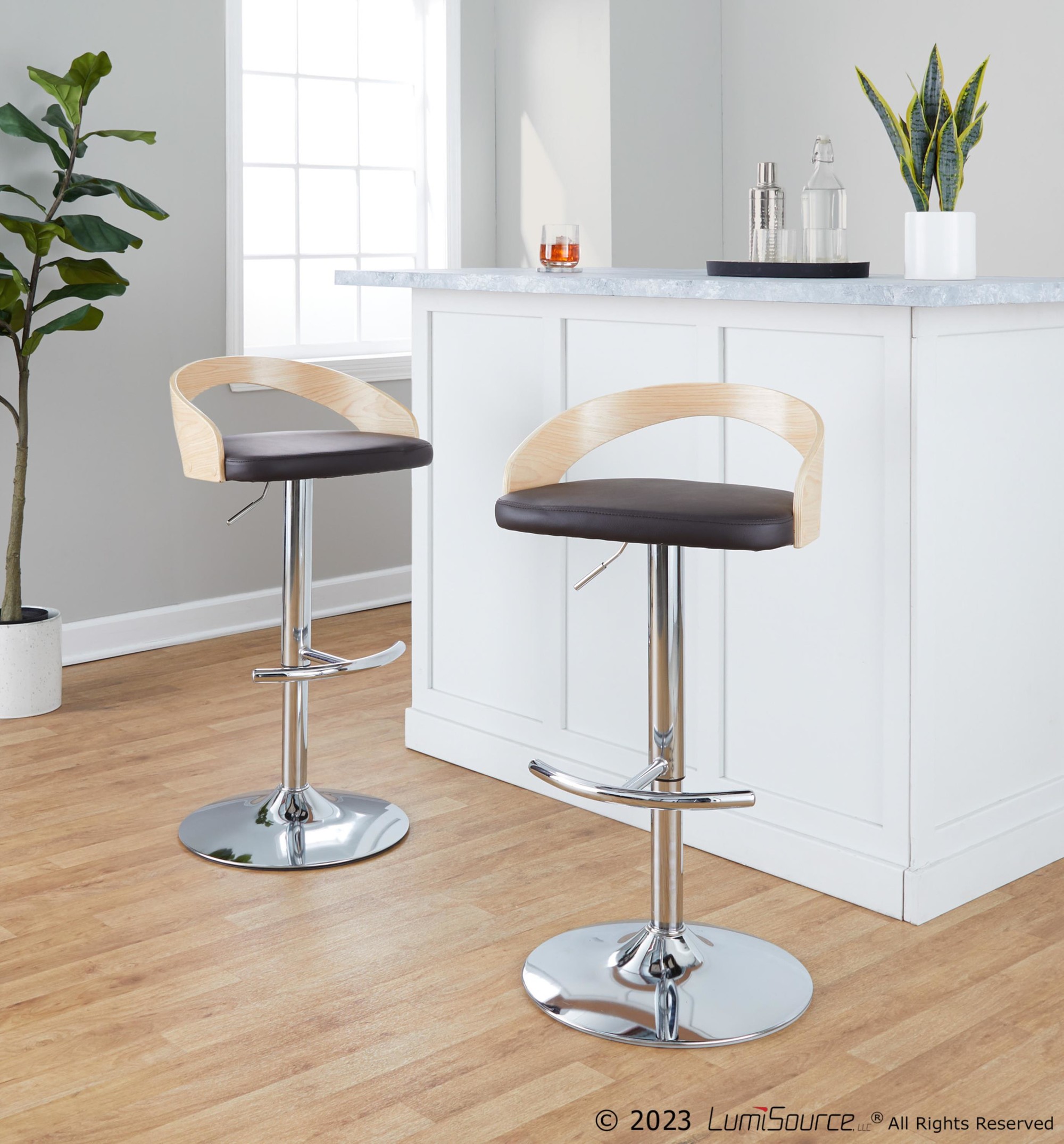 Grotto-Brown-Faux-Leather-Contemporary-Adjustable-Swivel-Barstool-Set-of-2-1