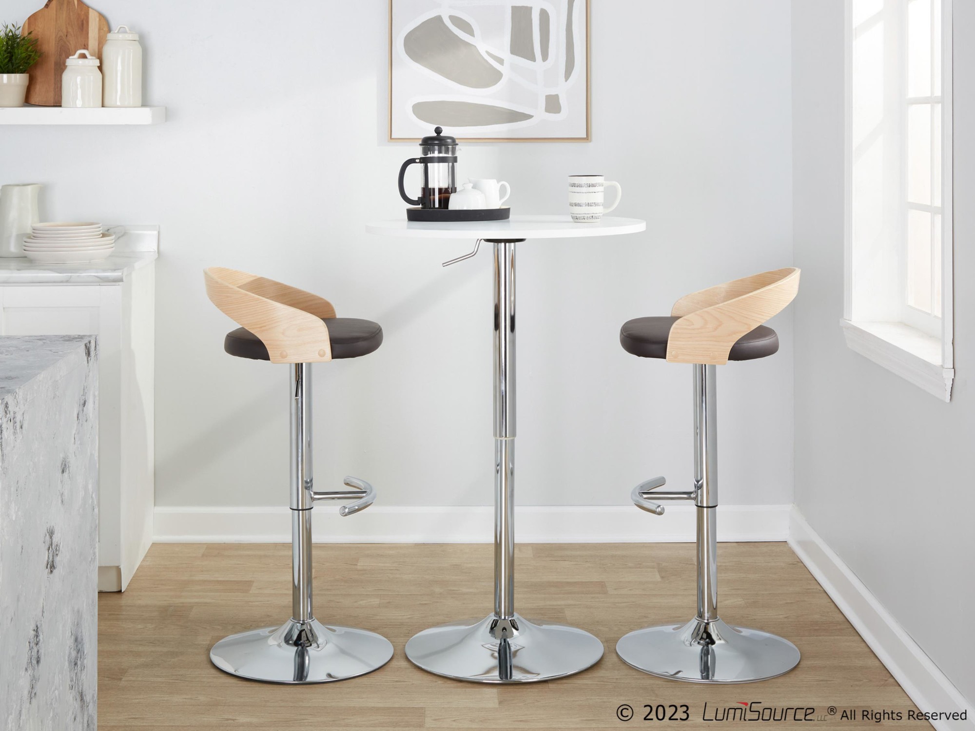 Grotto-Brown-Faux-Leather-Contemporary-Adjustable-Swivel-Barstool-Set-of-2-3
