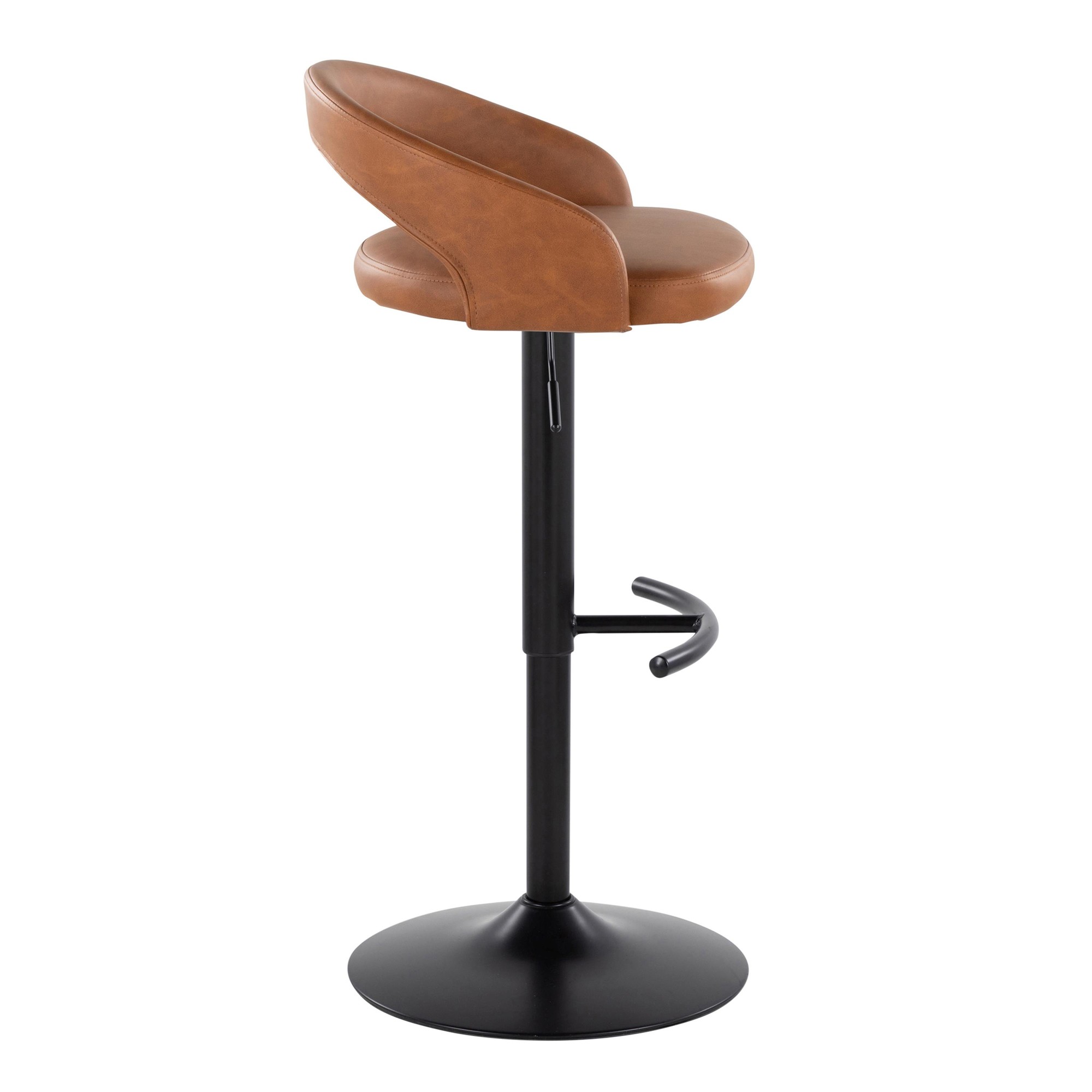 Grotto-Camel-Faux-Leather-Black-Metal-Contemporary-Barstools-Set-of-2-4