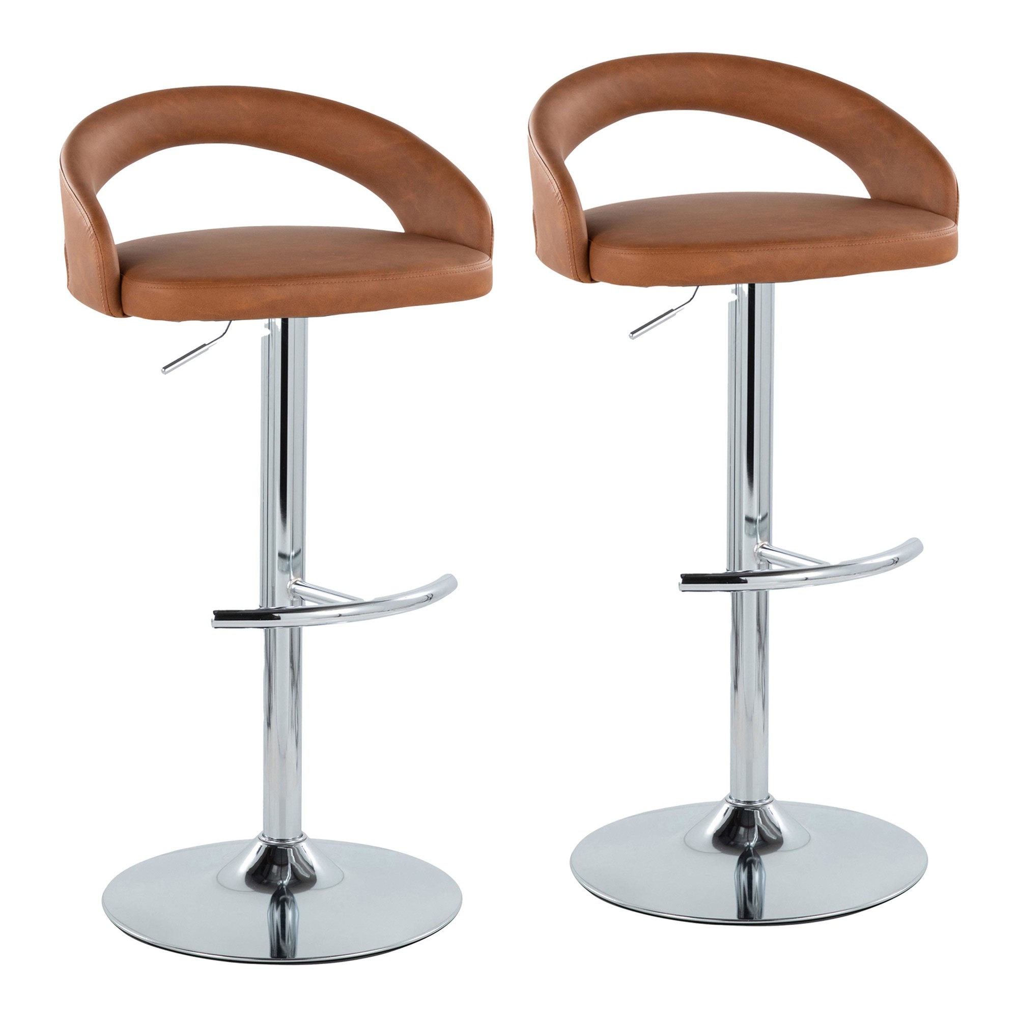 Grotto-Camel-Faux-Leather-Chrome-Adjustable-Contemporary-Barstools-Set-of-2-2