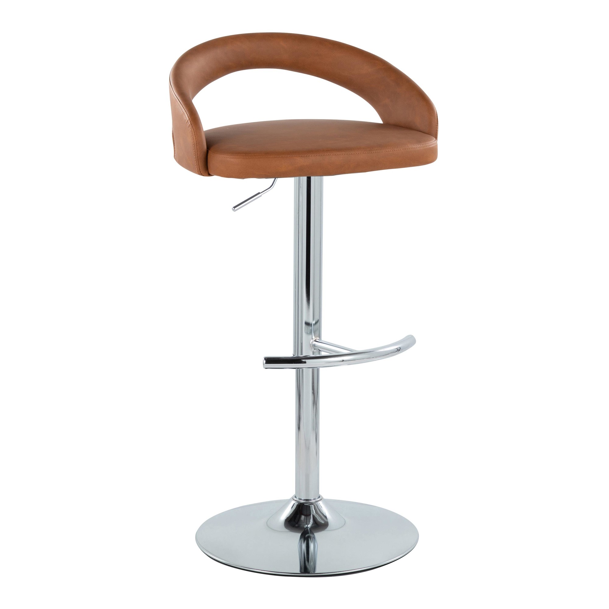 Grotto-Camel-Faux-Leather-Chrome-Adjustable-Contemporary-Barstools-Set-of-2-3